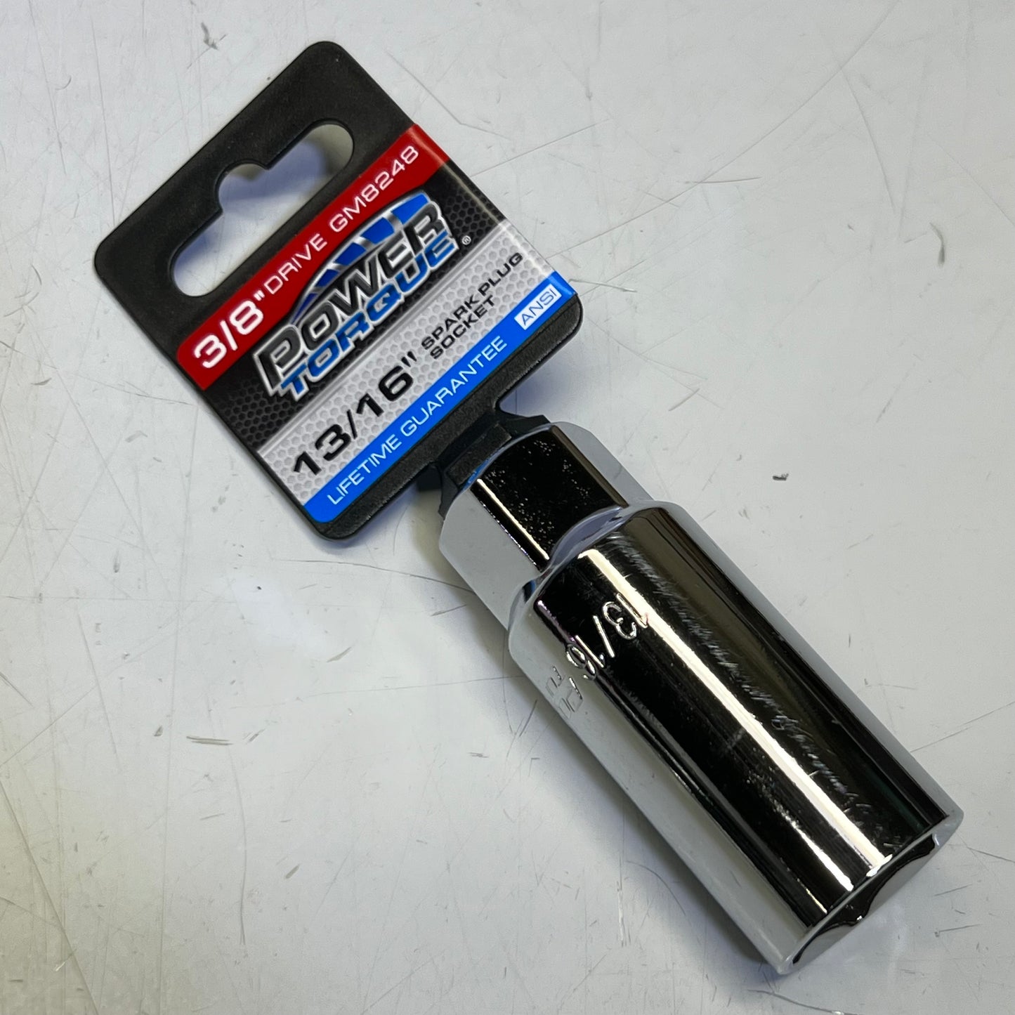 POWER TORQUE 13/16" Inch Socket 3/8" Inch Drive 6 Point GM8248