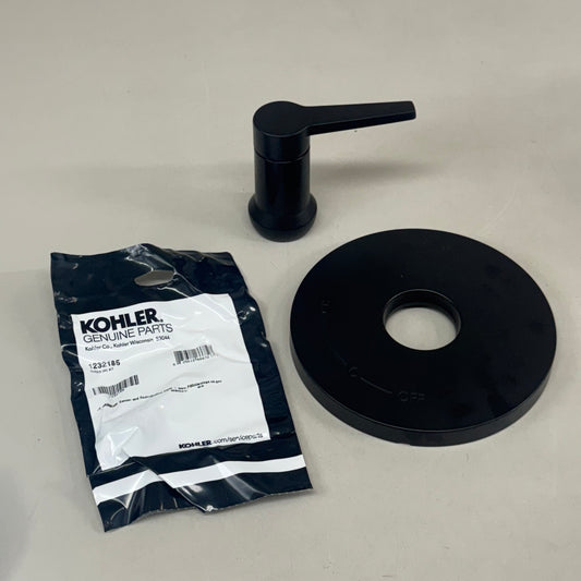 KOHLER Pitch Sequential Valve Trim Only Single Handle Matte Black TS74042-4-BL