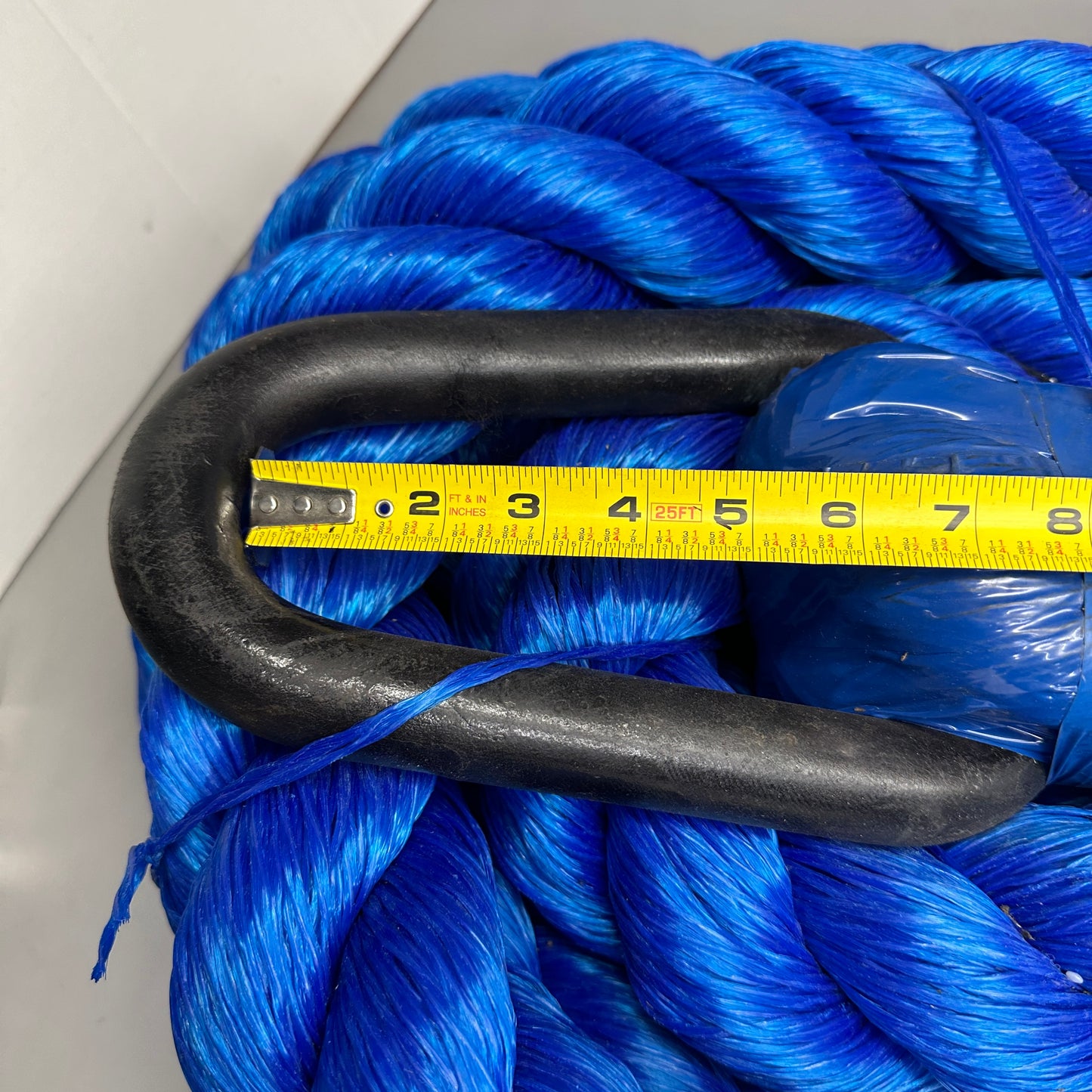 CUSTOM ROPES Heavy Duty Tow Rope 125,000 lb Capacity Blue T125