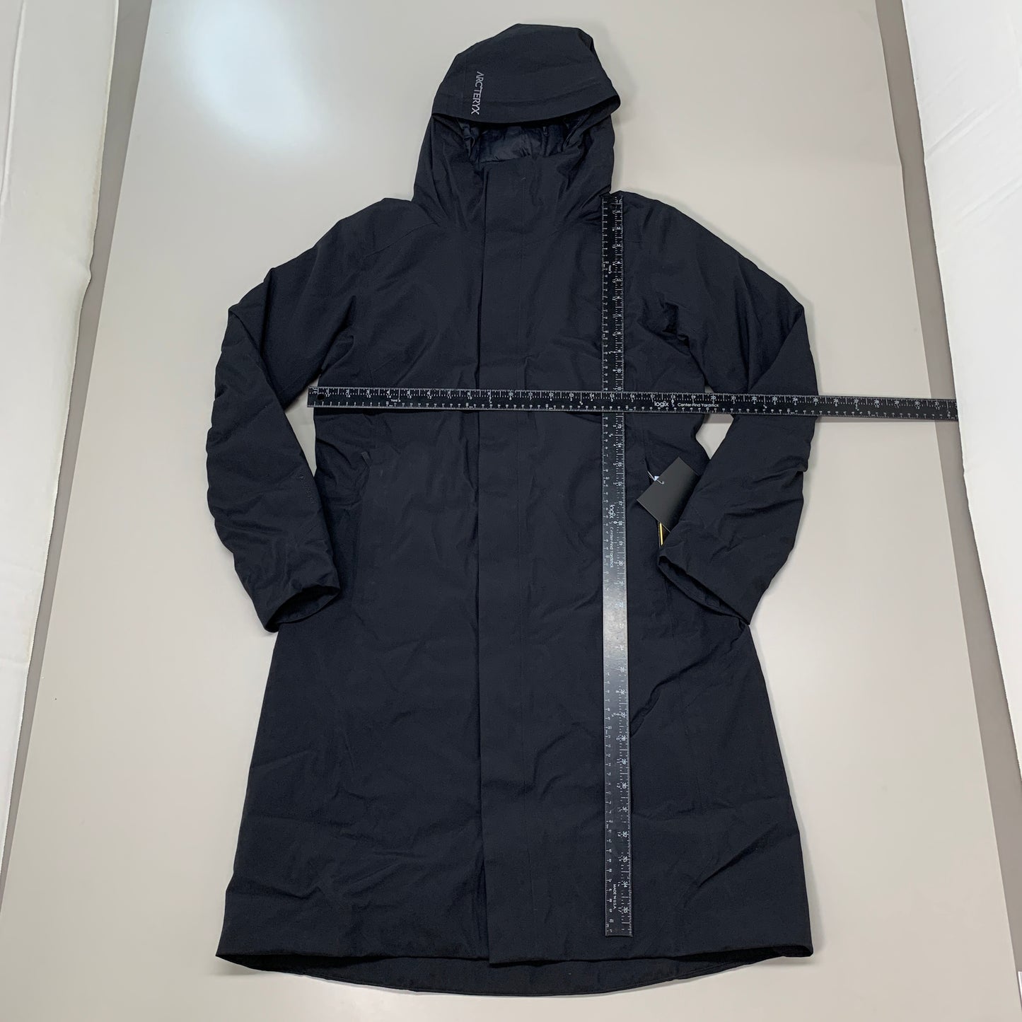 ARC’TERYX Goose Down GORE-TEX Long Patera Parka Coat Women's SZ M Black 29652