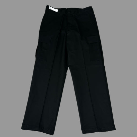 EDWARDS Button Closure Flat Front Cargo Work Pants Men's 34X30 Black 2575-O10