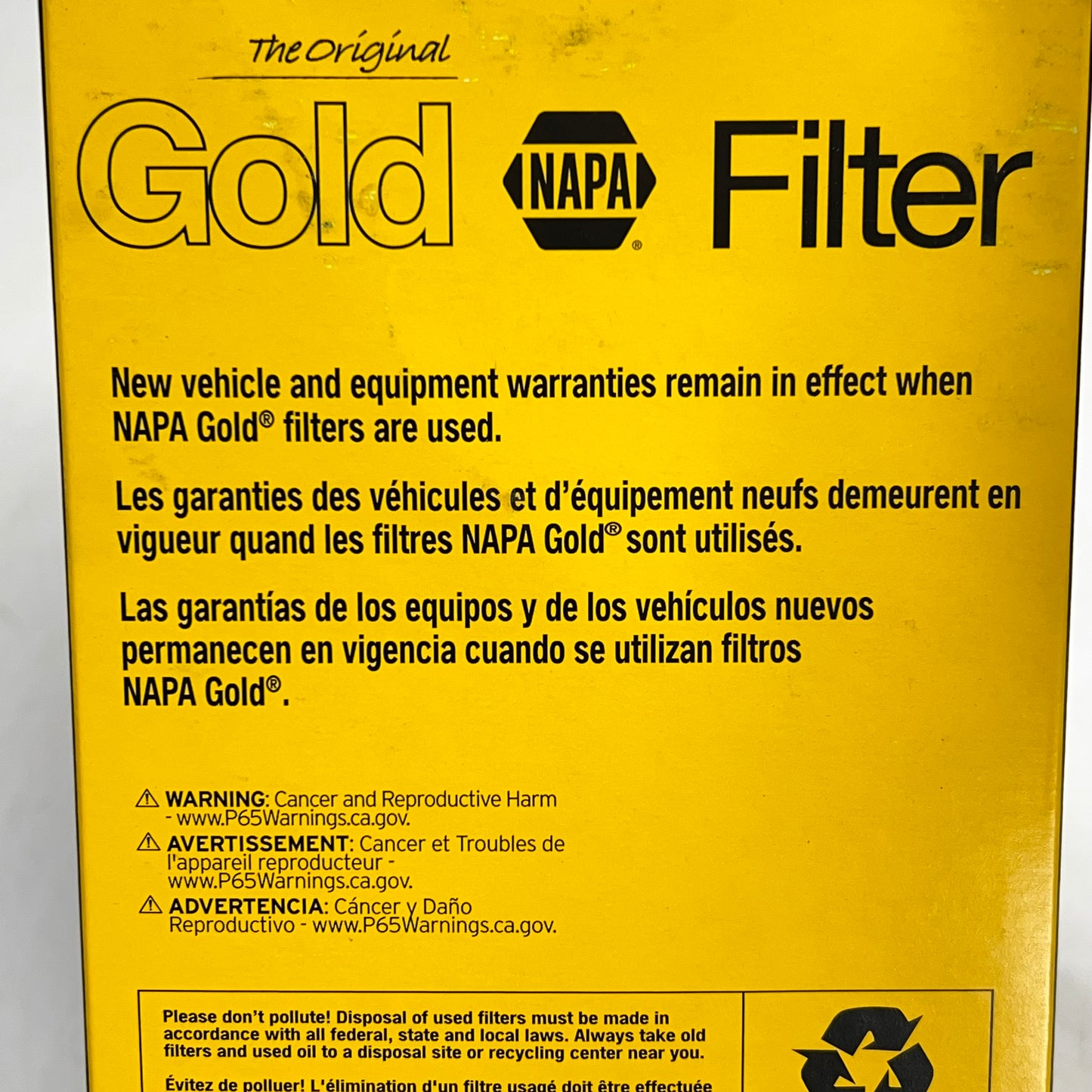 NAPA (2 PACK) The Gold Spin on Oil Filter W/ Gasket 1-1/2 in - 16 Thread 1734