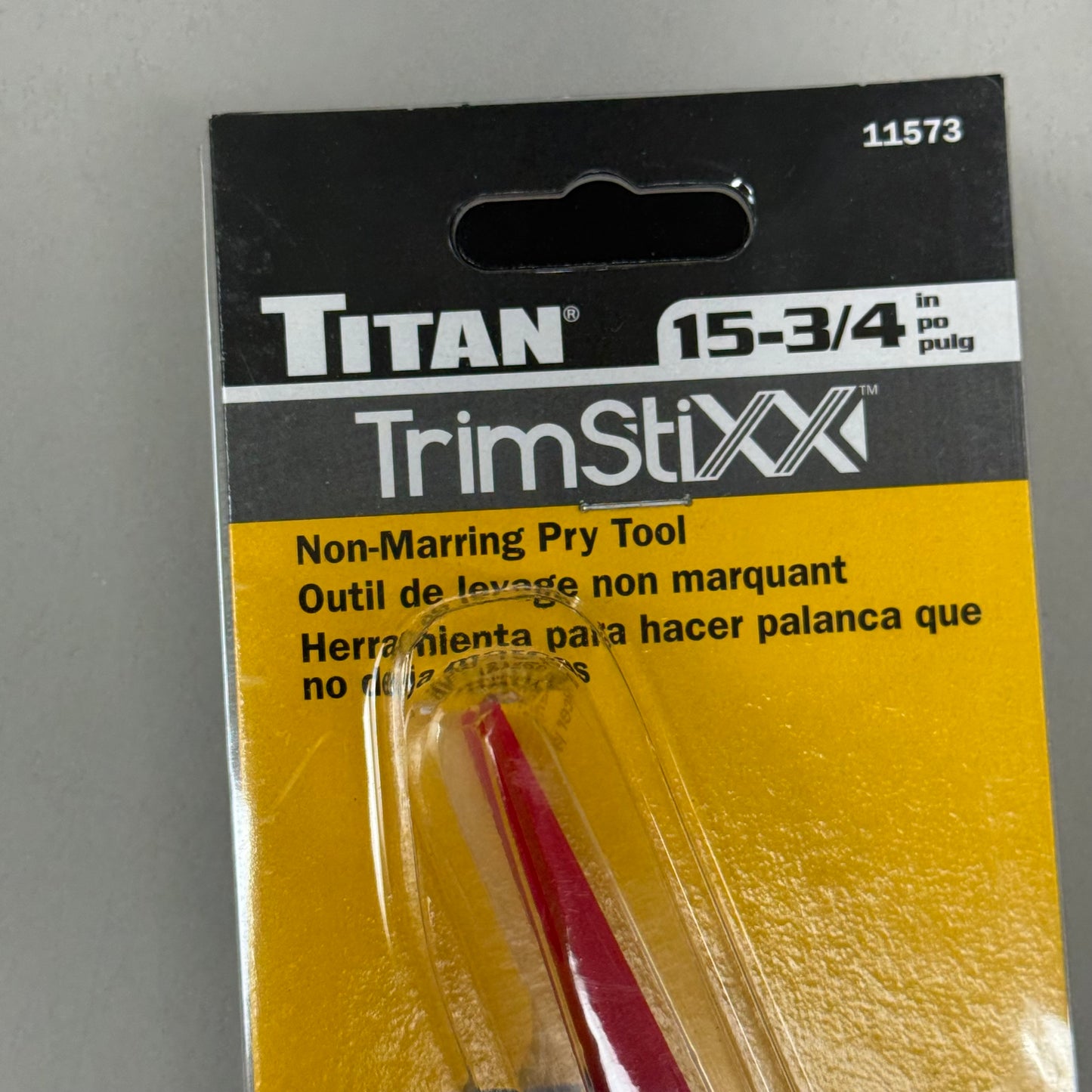 TITAN Trimstixx Non-Marring Pry Tool 15-3/4" Red 11573