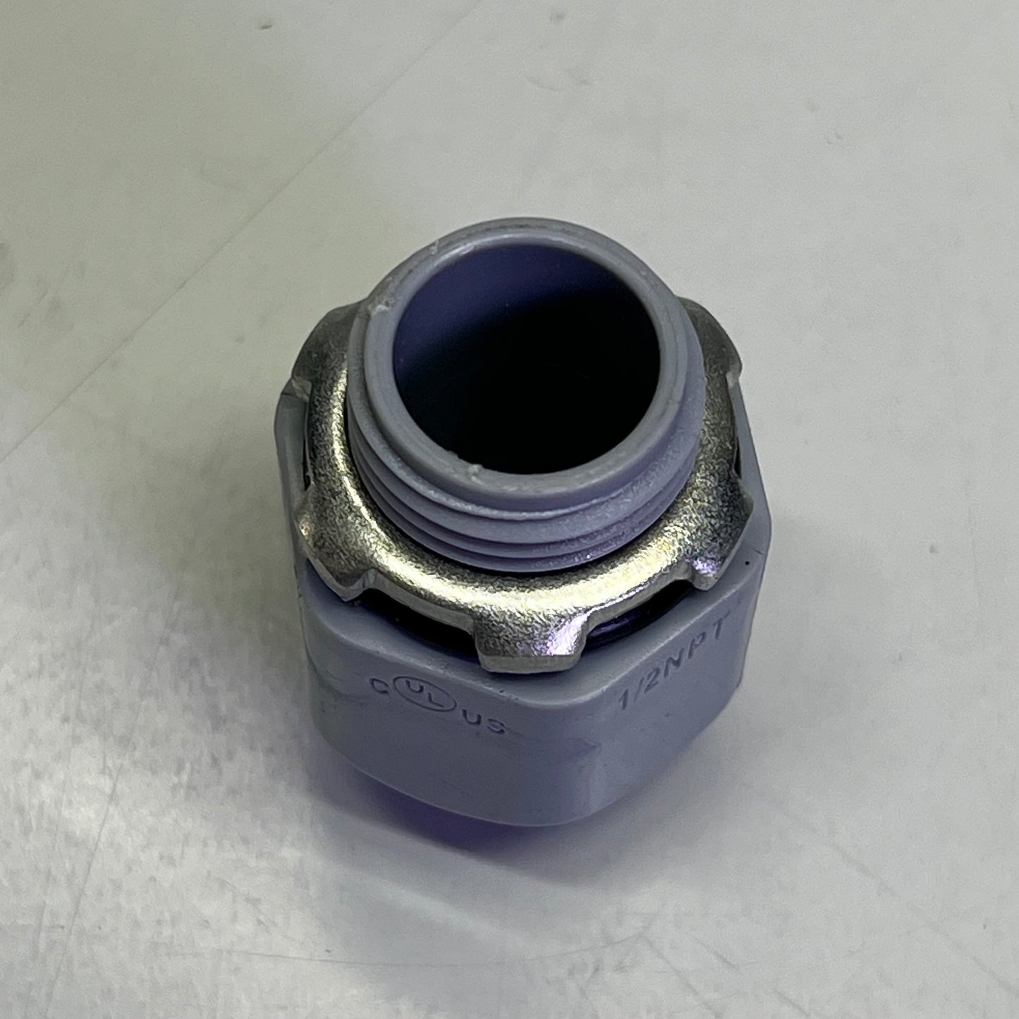 MARS Non-Metallic Whip Kit Liquid Tight Flexible Conduit 1/2" X 8' Grey 84139