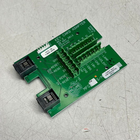 WON-DOOR Key Card Adapter Module Kit Mfg Date 01/22/2026 Green 016940