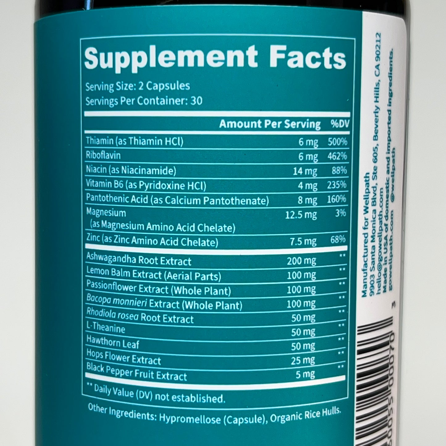 WELLPATH Zen Stress Relief Formula Mood Support Supplement 60 Tablets BB 05/28