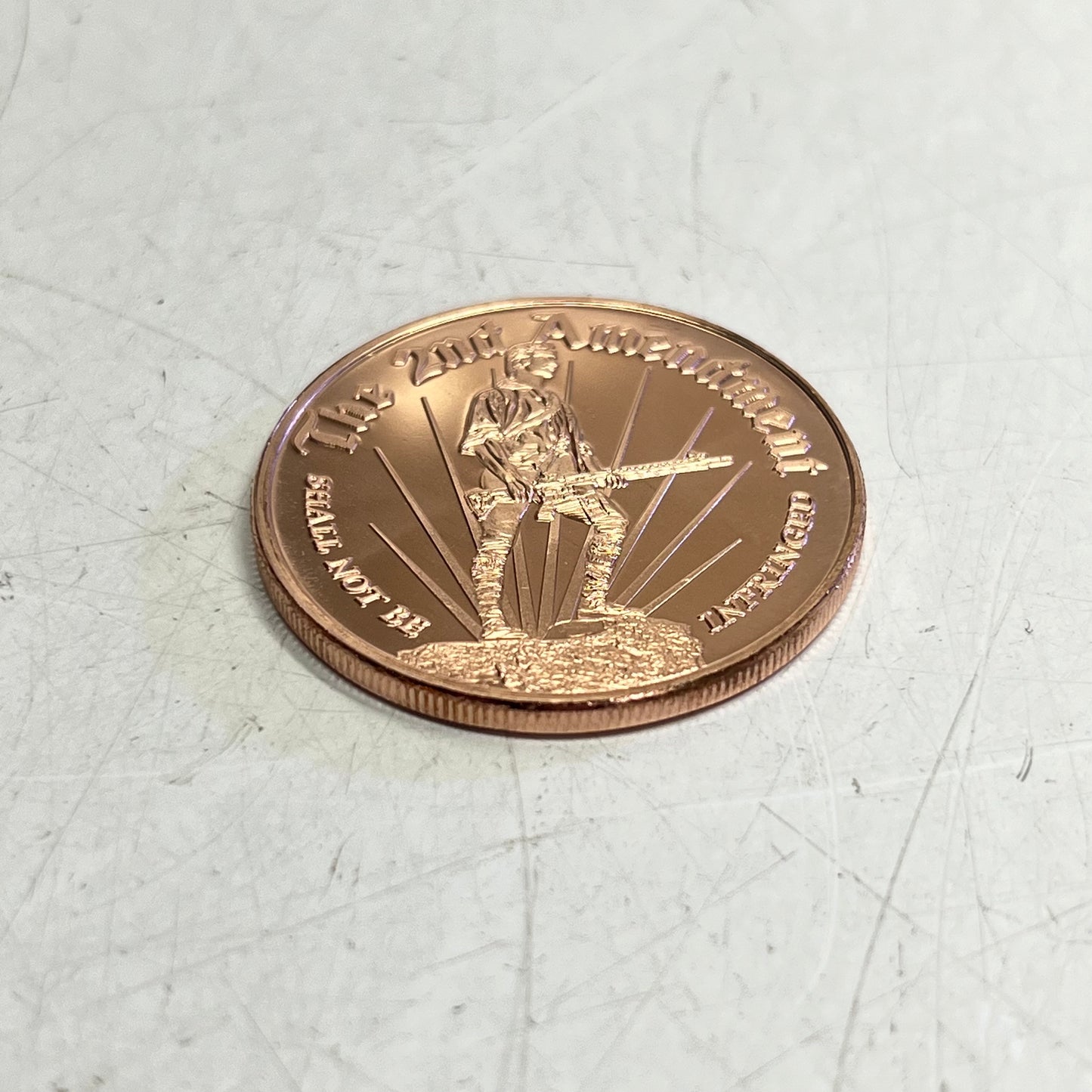 (20 PACK) Second Amendment Right to Bear Arms 1 oz .999 Fine Copper Round USA