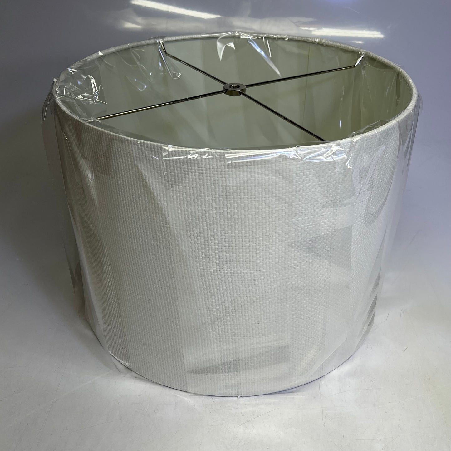 KENROY HOME Boda Clear Glass Table Lamp Home Decor 29" White Shade 32062CL