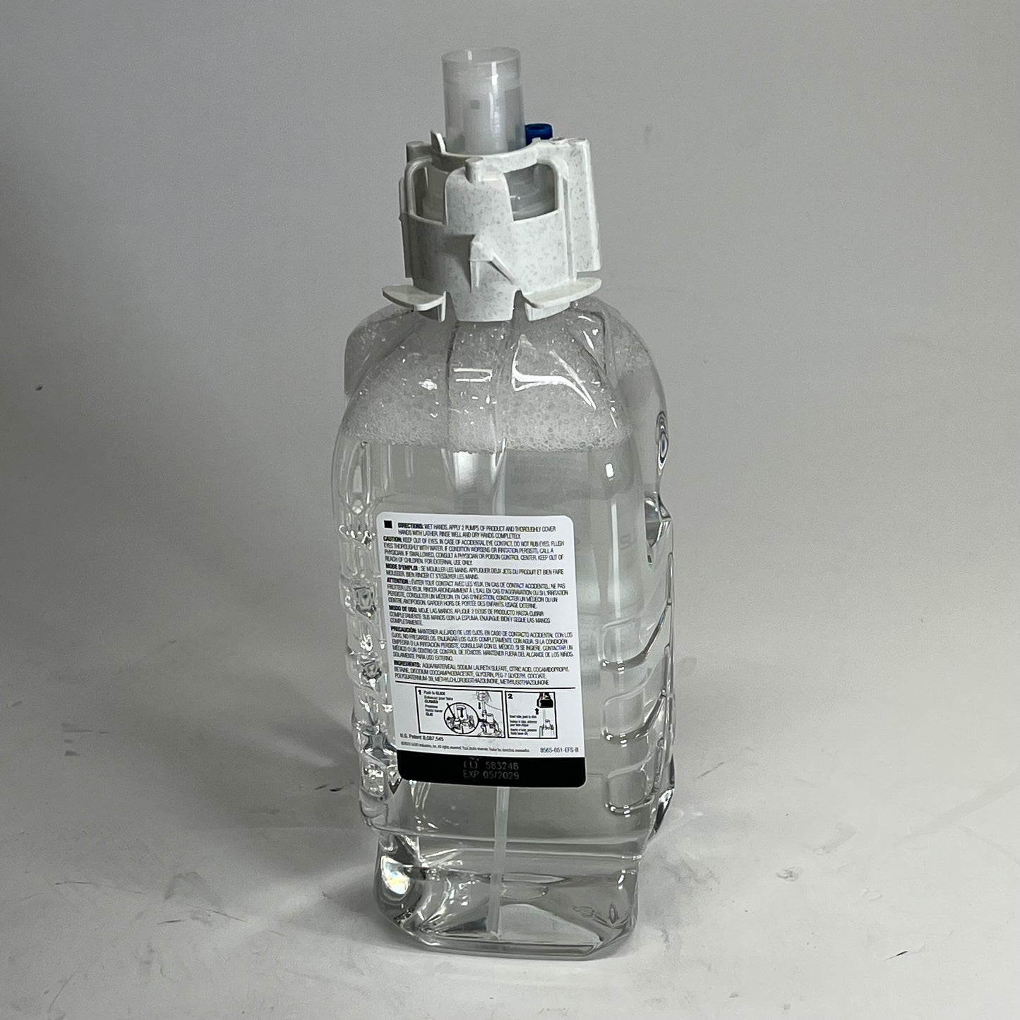 SLOAN  (4 PACK) Esd-325 Green Certified Foam Soap 1.5L Bottles Clear 03460004