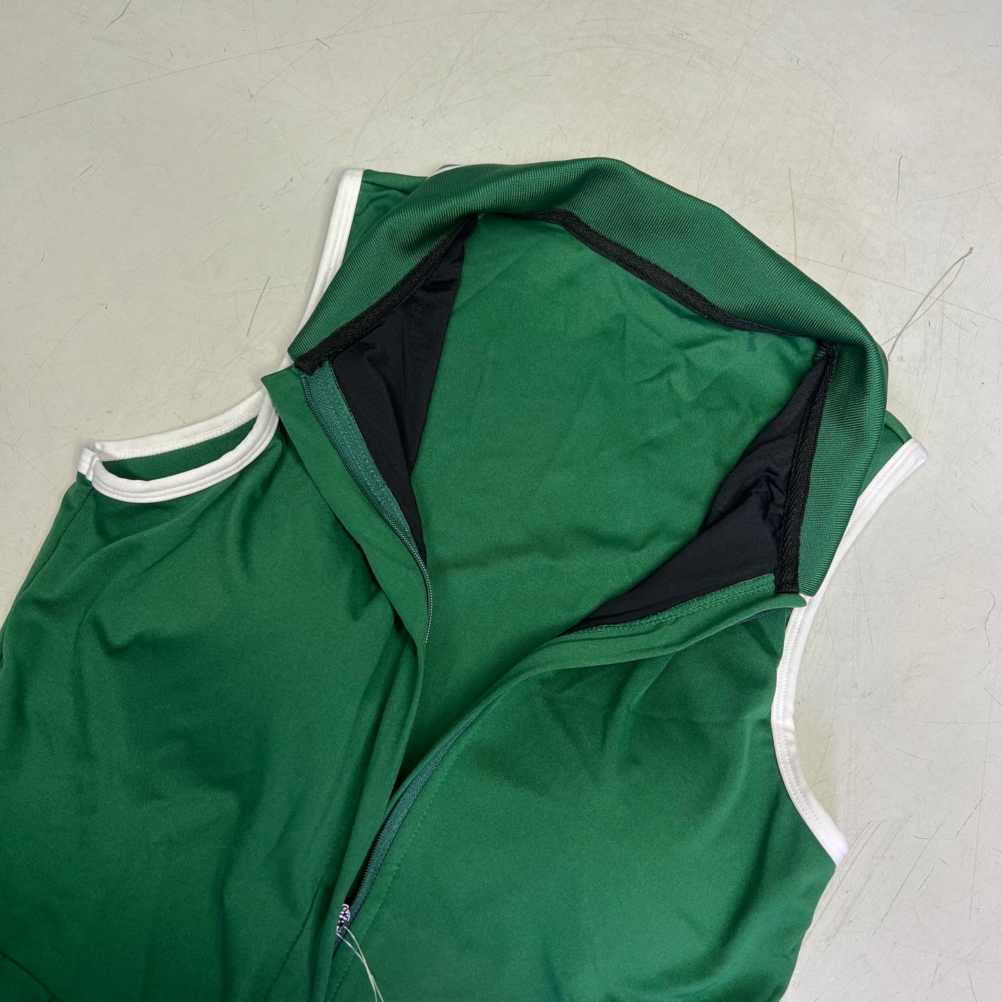 CHARMO Tennis Polo Dress Pleated Skirt W/ Shorts Women's Sz M Grass Green