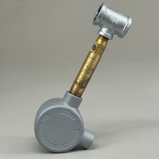 SPEAKMAN Single Switch Flow Pole 4.75"x4.75"x12" Grey/Gold SE-7000S