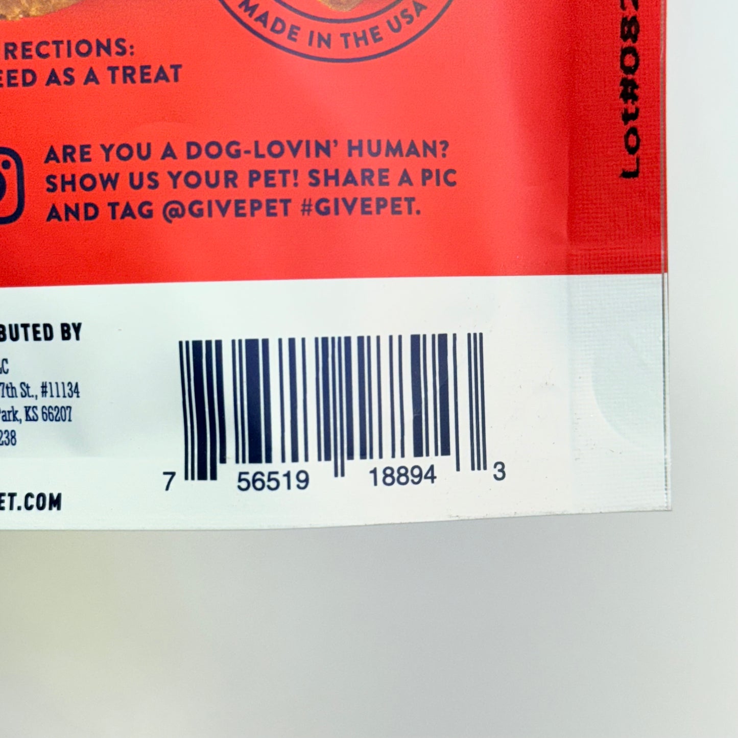 GIVEPET (3 PACK) Pugly Sweater Party Premium Dog Treats Soft & Chewy 6 oz BB 08/27