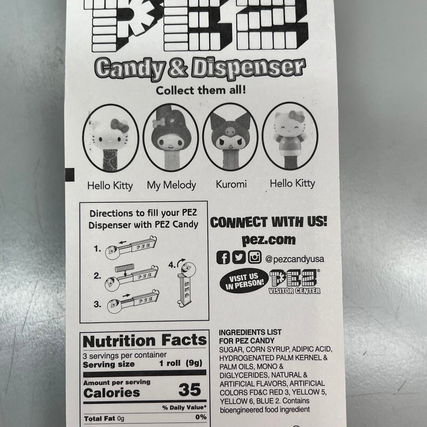 PEZ (12 PACK) Sanrio Hello Kitty Candy Dispenser Assortment W/ Refill BB 04/30