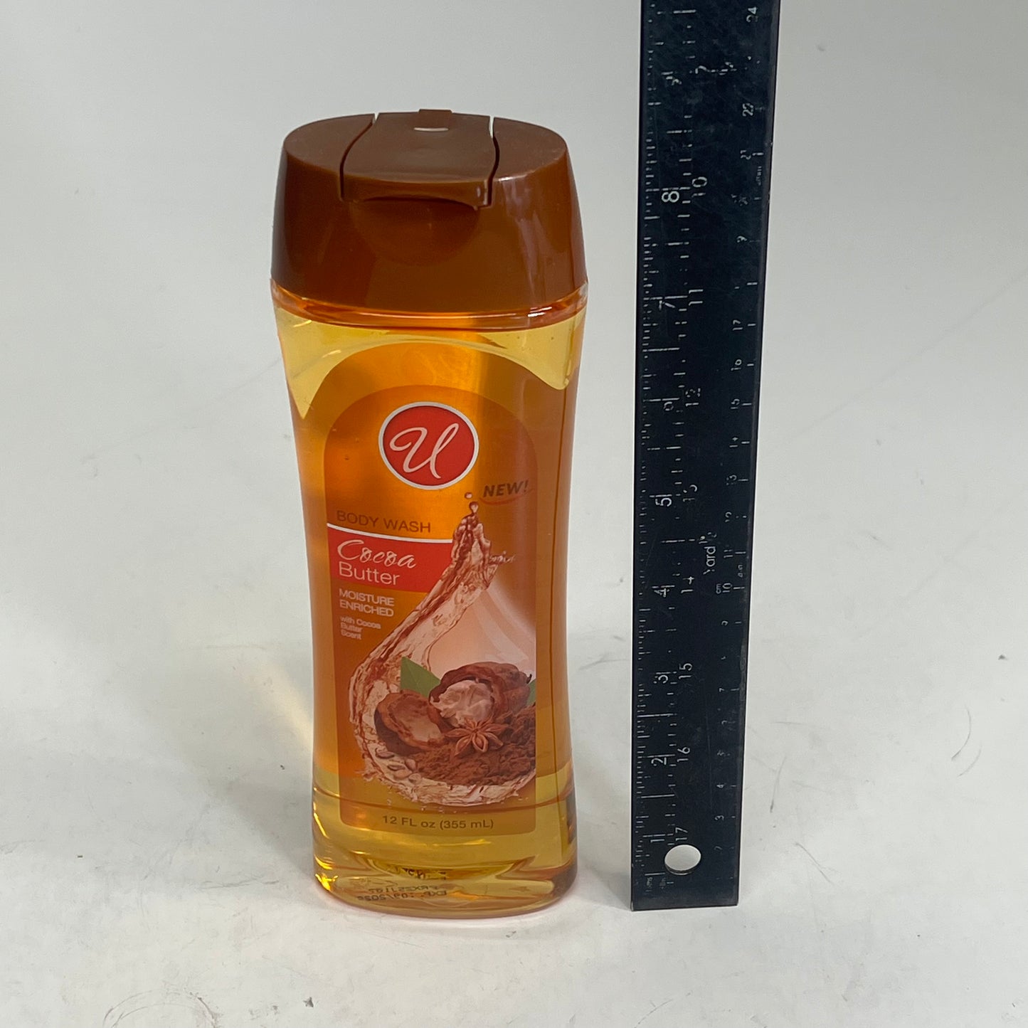 ZA@ U (6 PACK) Cocoa Butter Body Wash Moisture Rich  12 fl oz  Caramel 55026