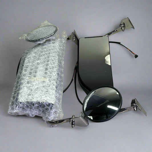 VELVAC (2 Pcs) Semi Tractor Mirrors, Black A6222031-010