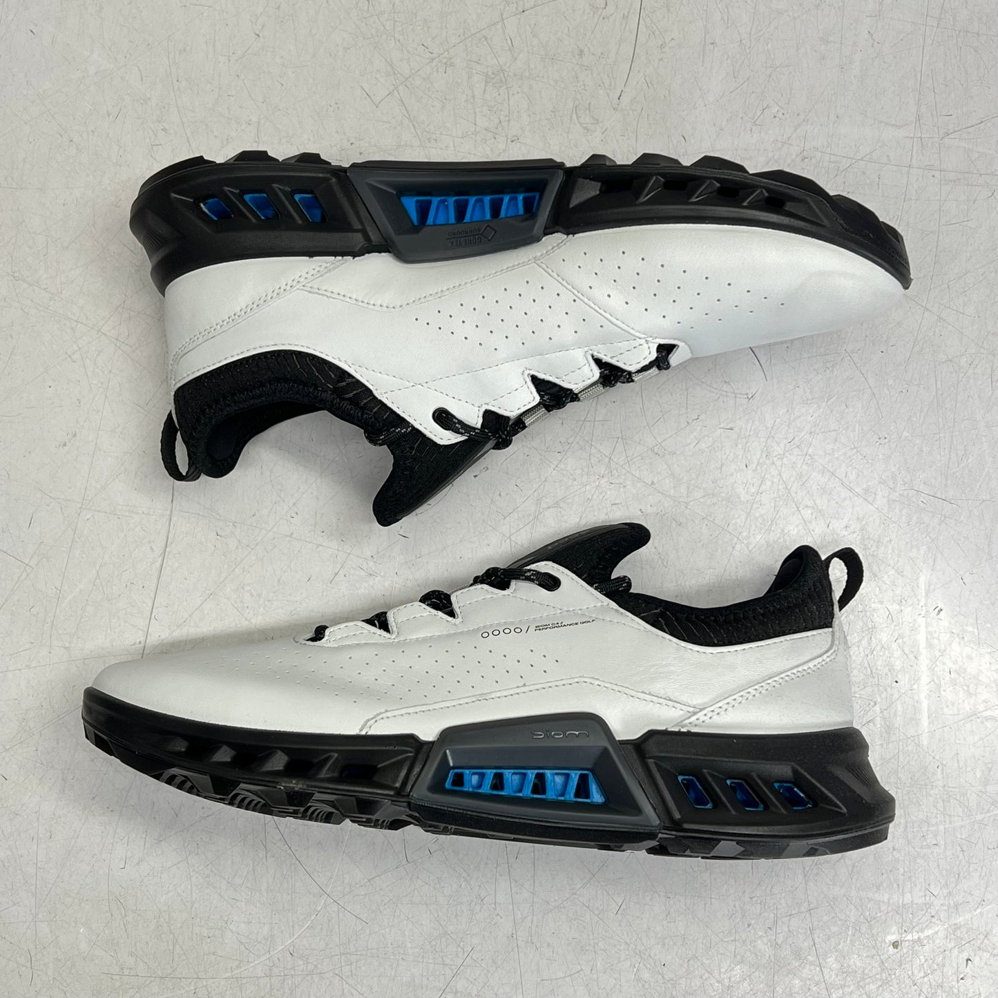 ECCO Biom C4 Golf Shoes W/ Gore-tex Surround Men's Sz 7-7.5 White 130404