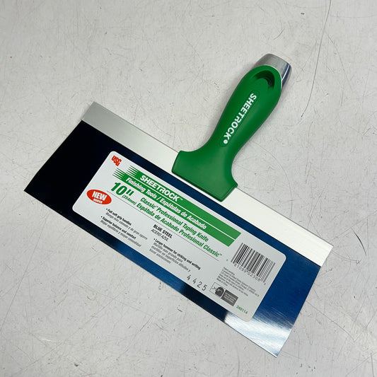 SHEETROCK Stainless Classic Professional Taping Knife 10" Blue Steel 340114