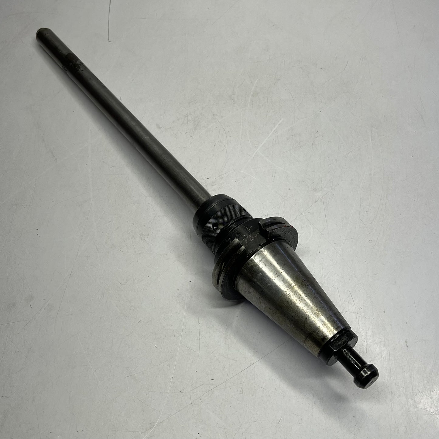 CNC Machine Tool Holder Collet Chuck W/ Attachment ~ 1" Hole Dia (Used)