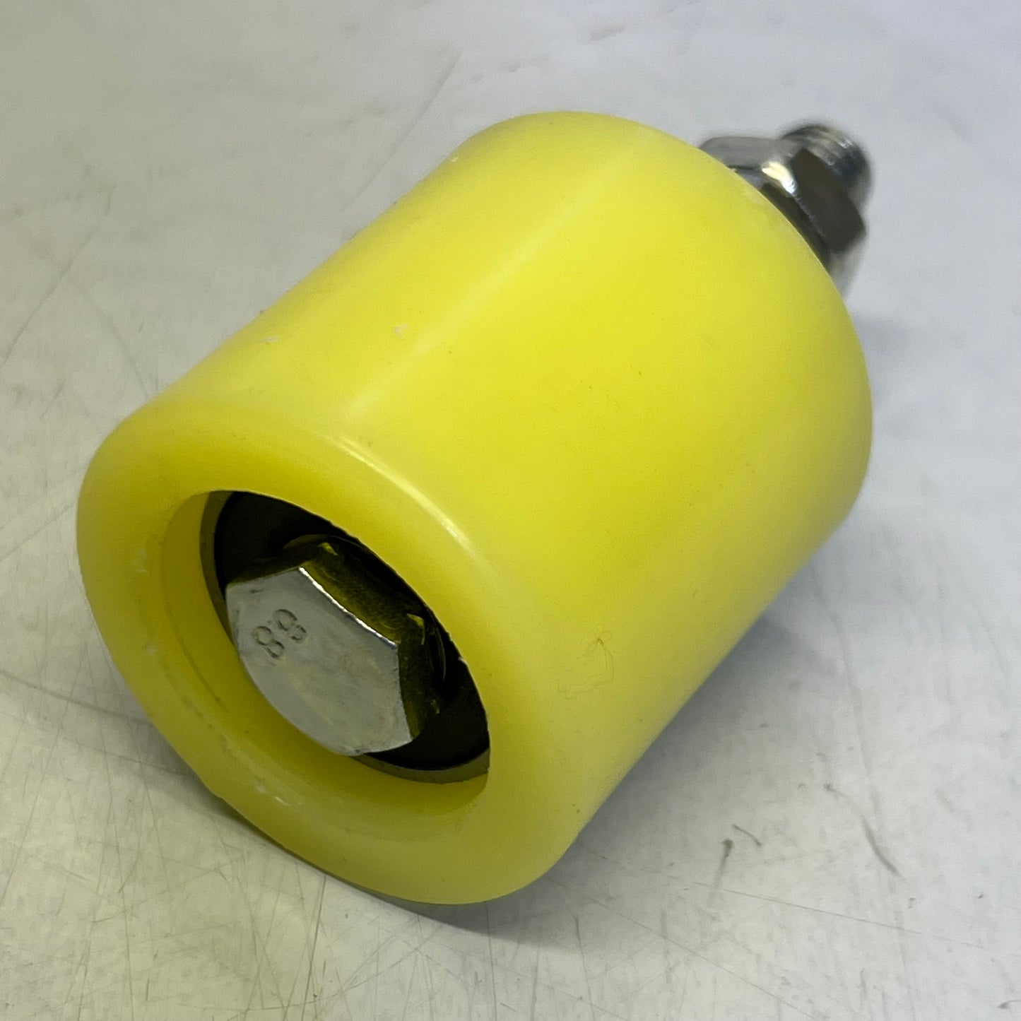 COSHAR (4 PACK) 2" Slide Gate Guide Roller, Yellow X003B1KC4F