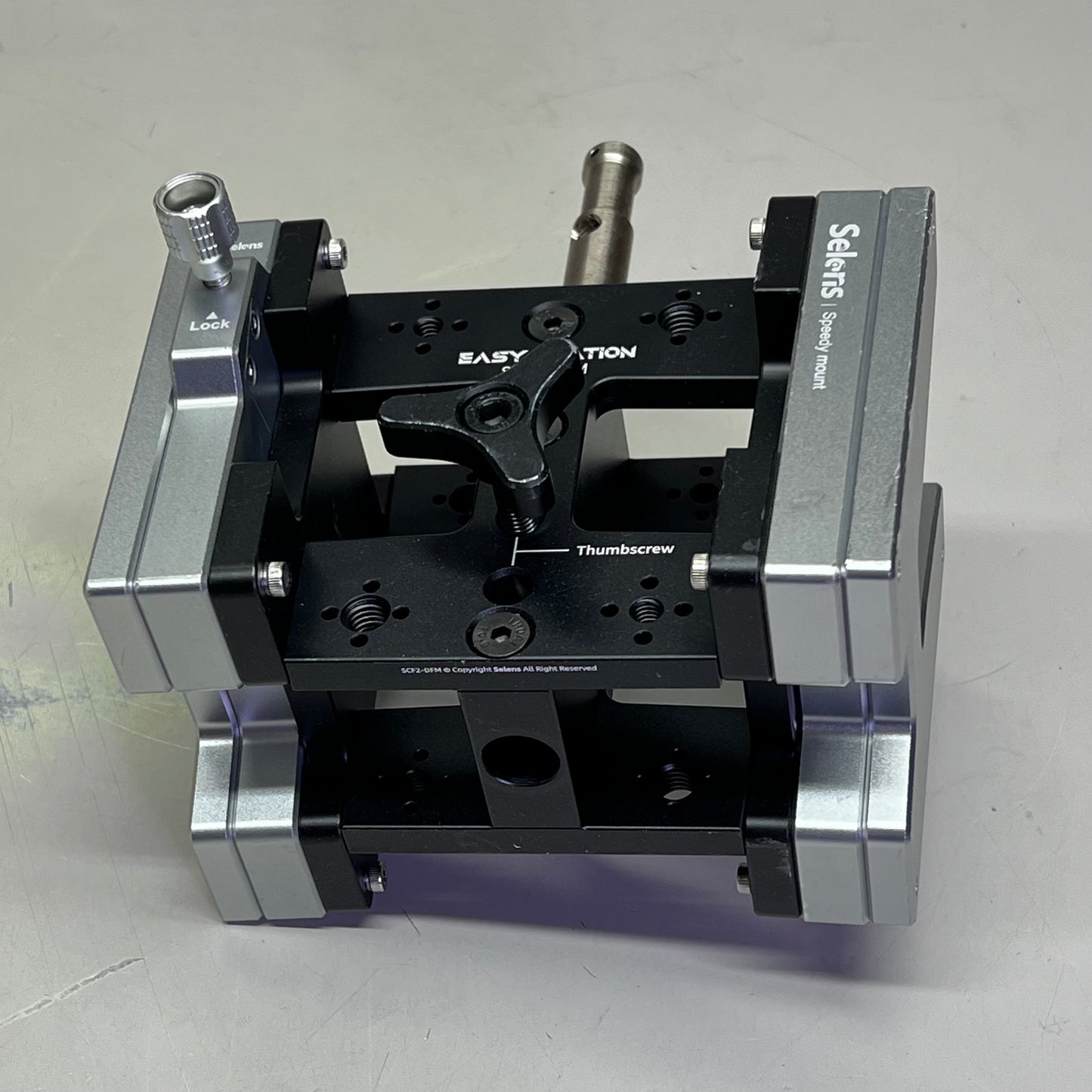 SELENS Quick Release Dual Monitor Mount Cart Workstation Accessories  SCF2-DPM