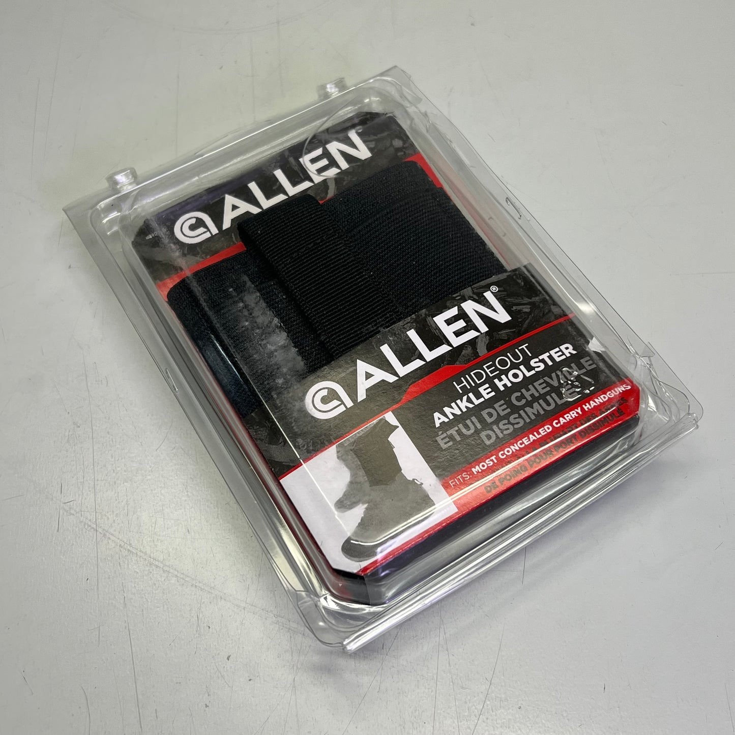 ALLEN Hideout Ankle Firearm Holster Ambidextrous Use Fits Most Hand Guns 44255