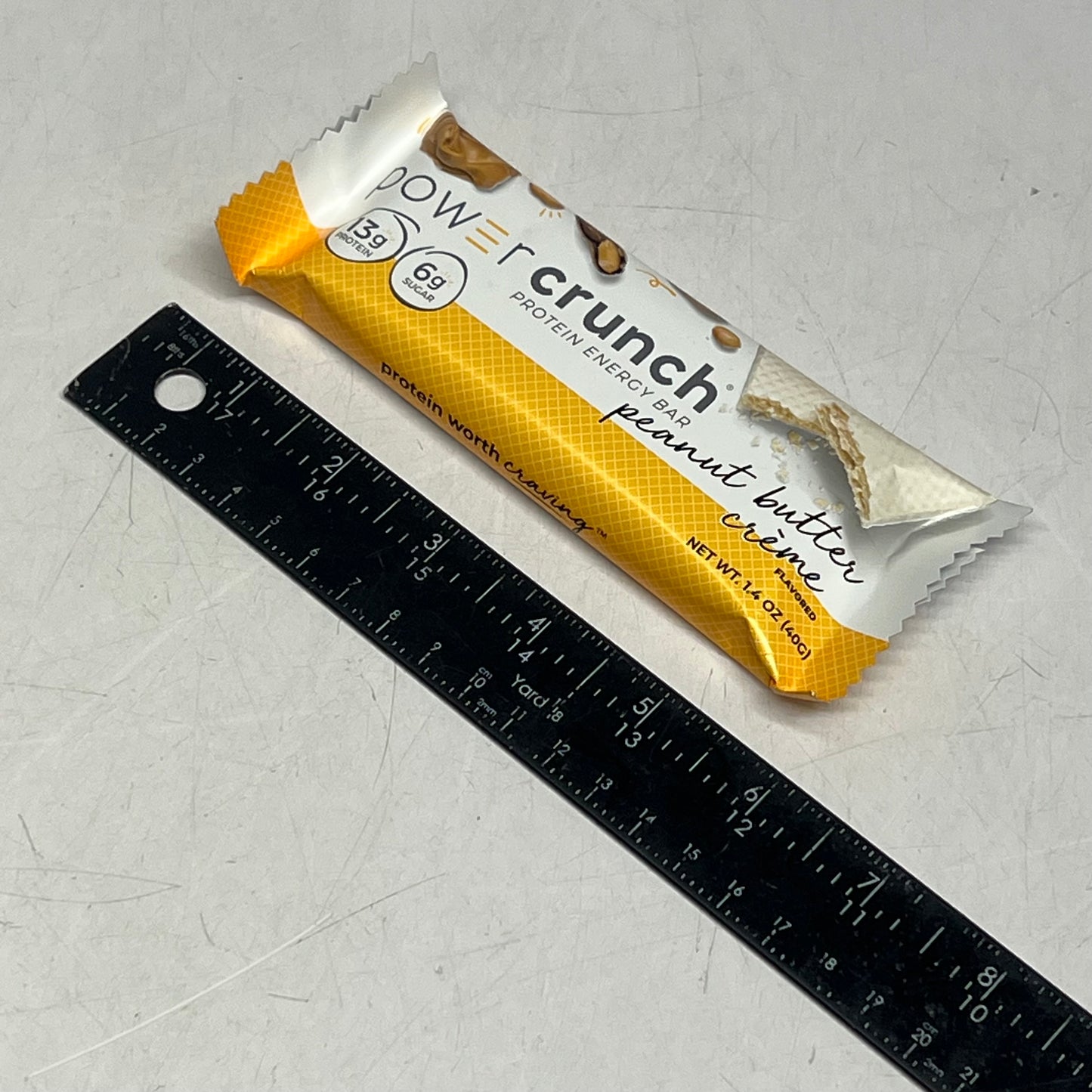 ZA@ POWER CRUNCH  (12 PACK) Wafer Whey Protein Energy Bar Pre/post Workout BB 07/26