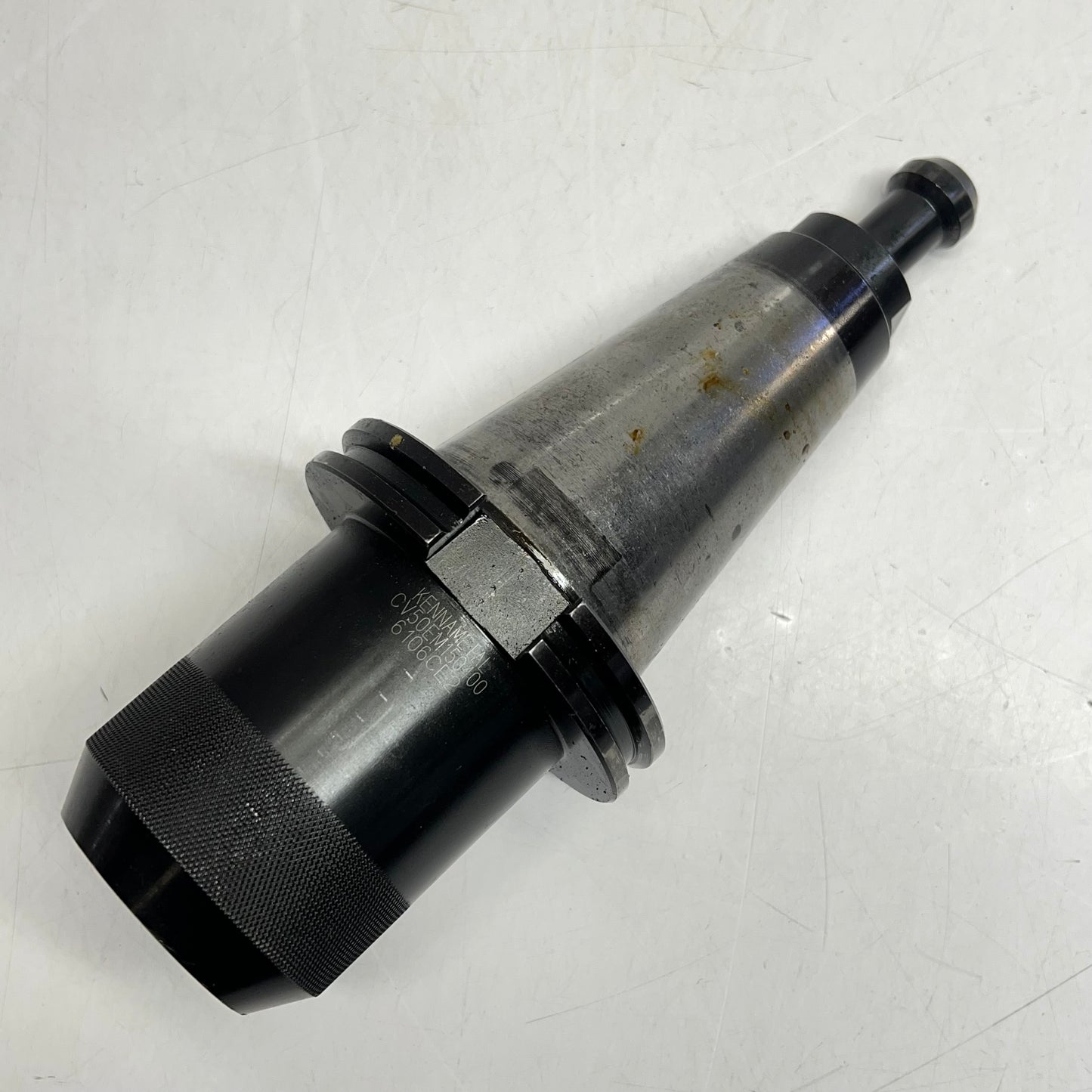 KENNAMETAL End Mill Adapter Cat 50 Tool Holder ~ 1.5" I.D. CV50EM150400 (Used)