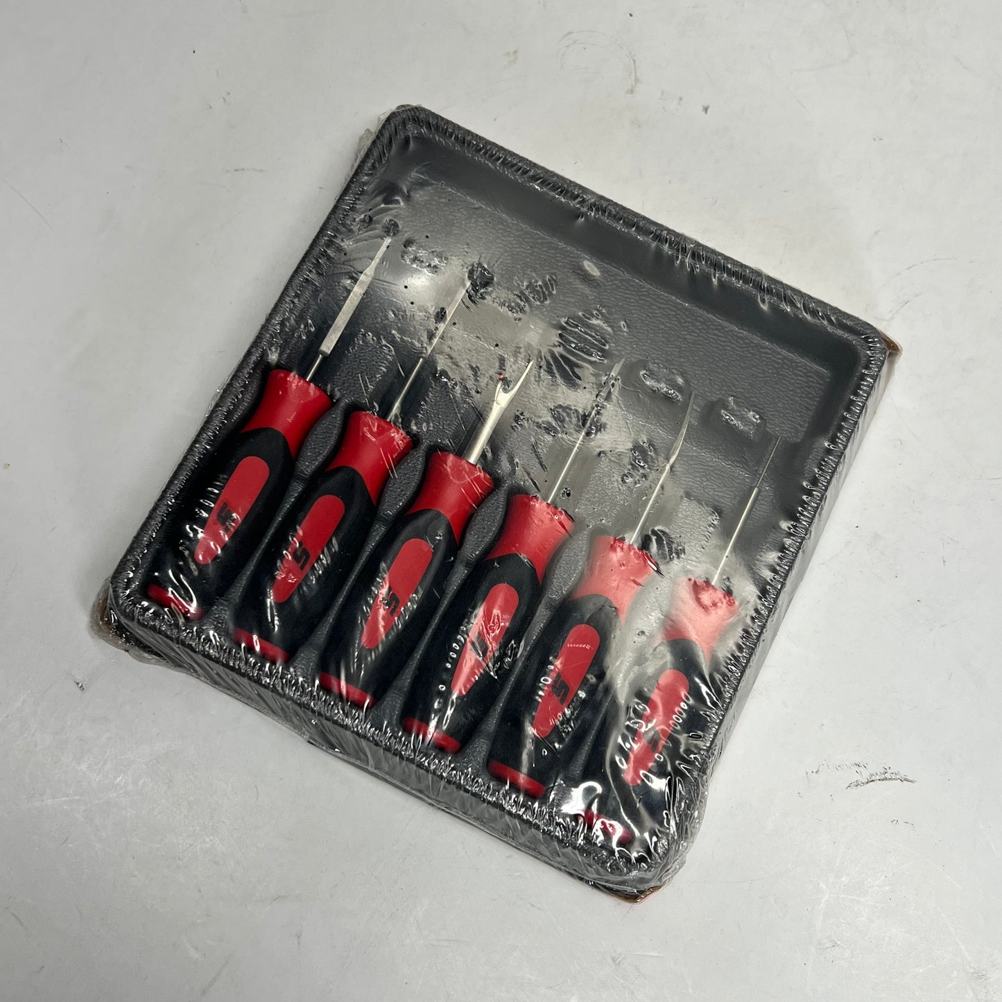 SNAP ON Soft Grip & Steel Terminal Tool Set 6 Piece Black/Red SGTT106B