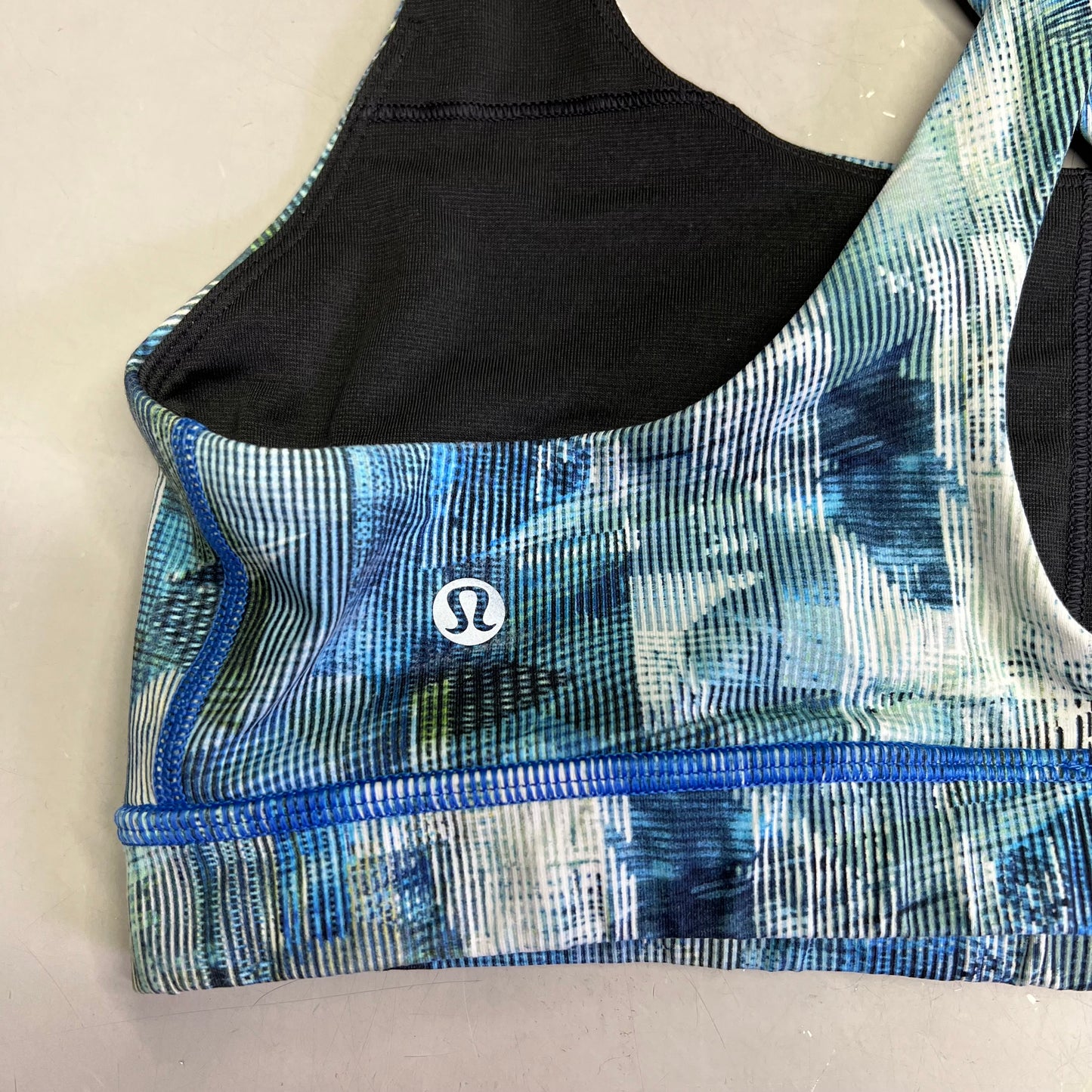 LULULEMON Athletica Time To Sweat Sports Bra Women's Sz 8 Blue (Pre-Owned)