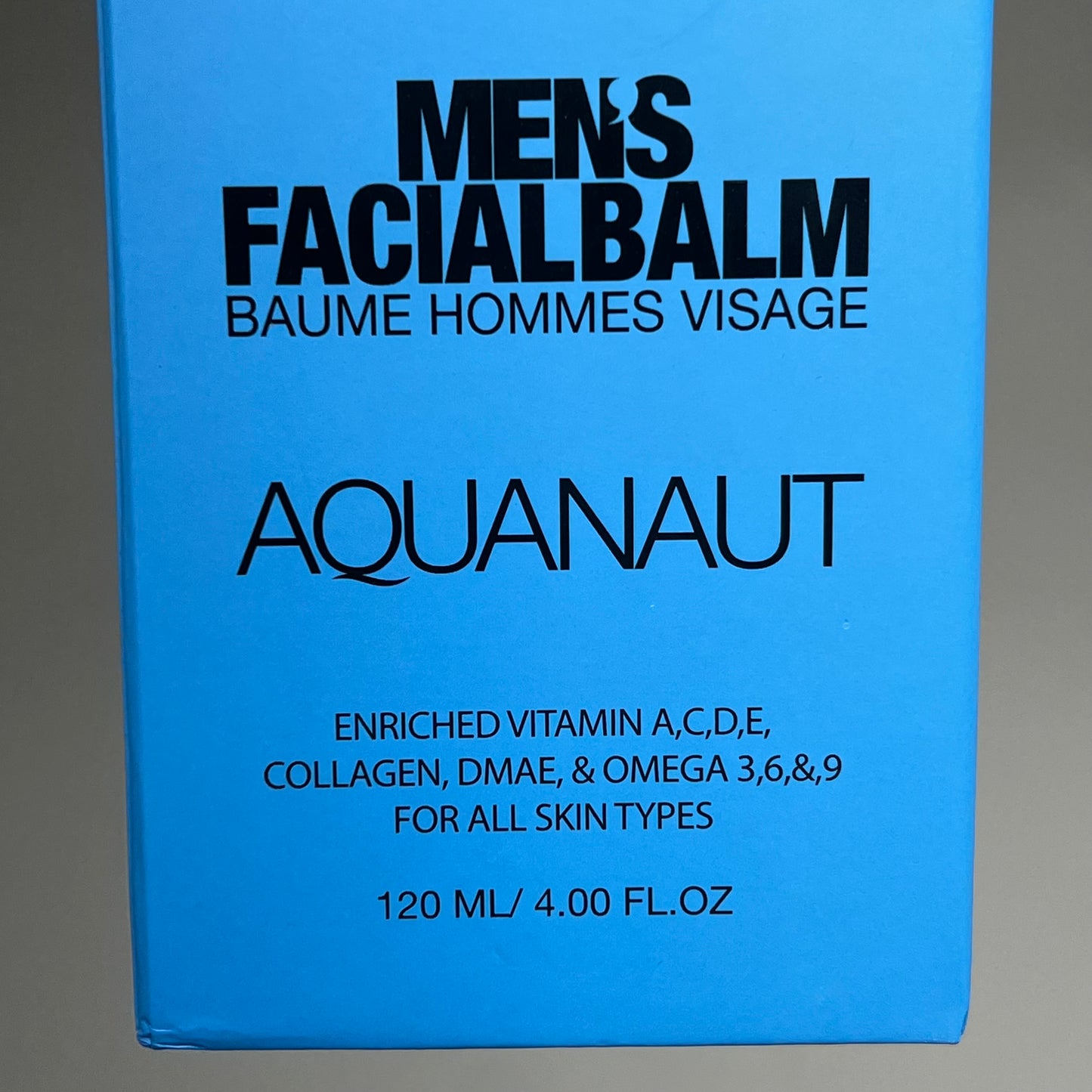 ZA@ MOSHEKO Facial Balm Dead Sea Minerals Aquanaut Men's 4fl oz BB 24 Months After Opening