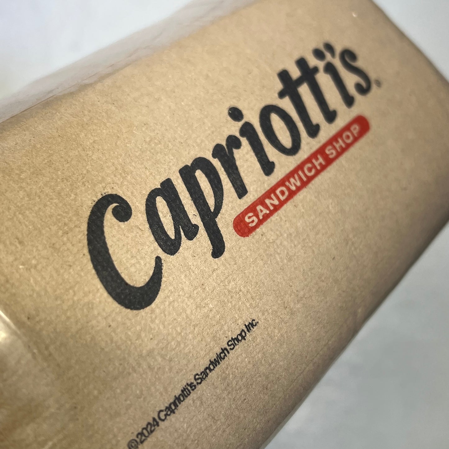 ZA@ CAPRIOTTI'S (6000 PACK) Restaurant Logo Napkins 12"x13" Natural NK1213NCAP