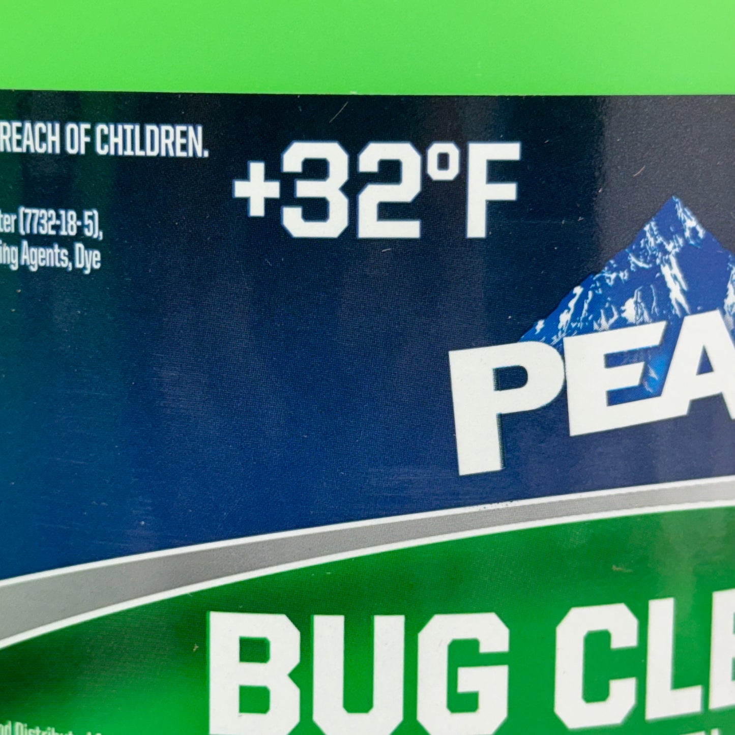 PEAK 3PK Bug Cleaner Windshield Wash 1 Gal