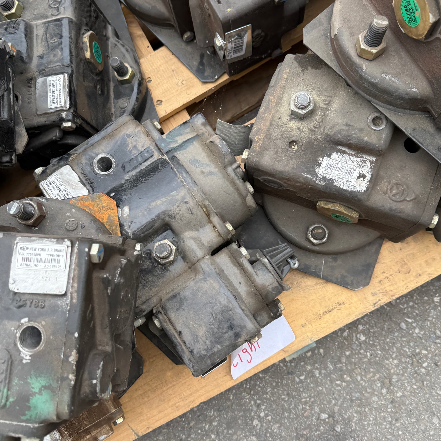 NEW YORK AIR BRAKE (22 Units) Railroad Air Brake Valves, Train Parts (AS-IS)