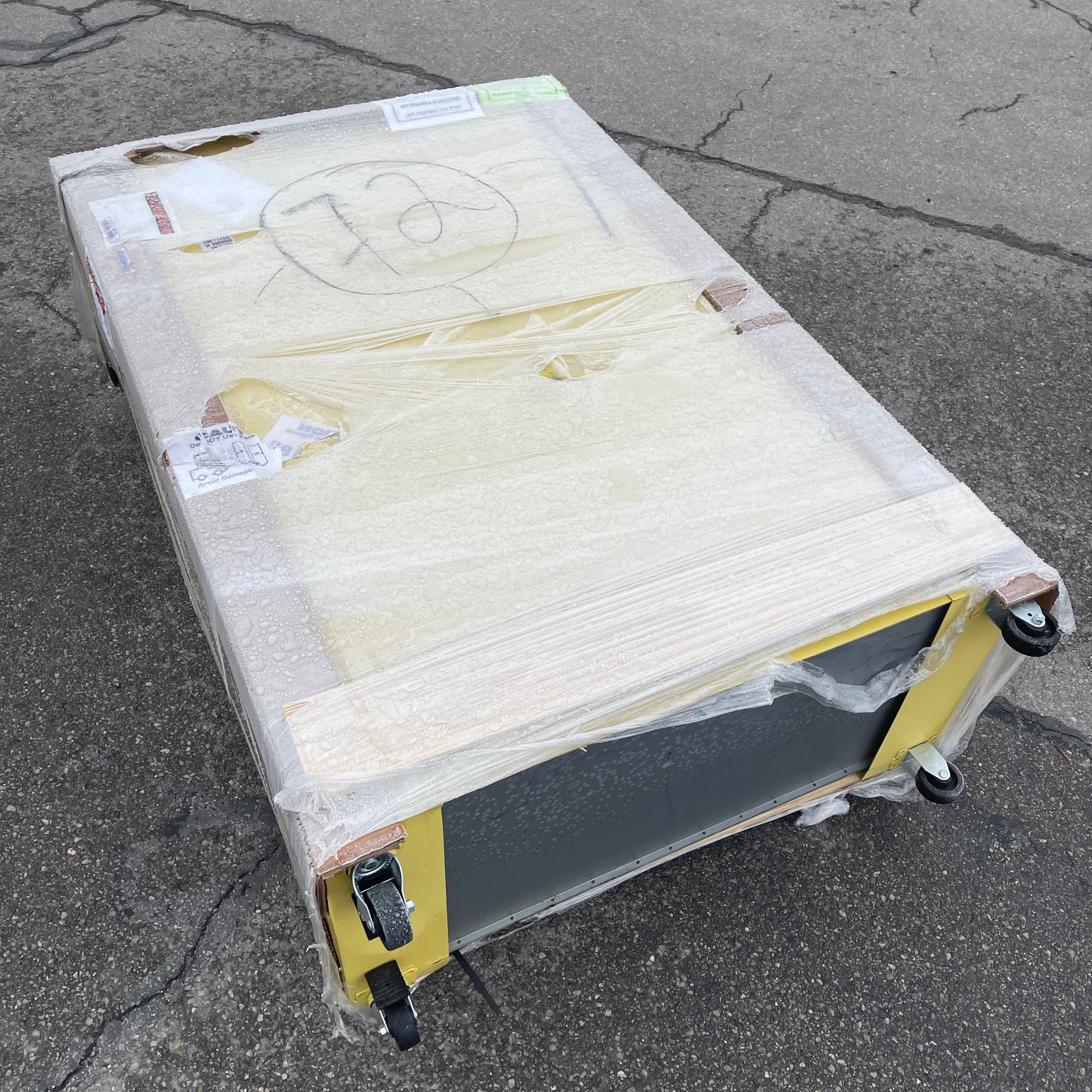 Z@ SECURALL Rolling Safety Storage Cabinet for Flammable Liquids 45 Gal Capacity A345-C (AS-IS)(C)