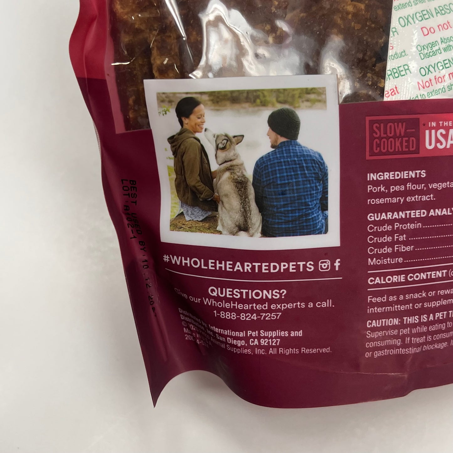 WHOLE HEARTED Culinary Cuts Jerky Treats Thick Cut Bacon Flavor 16 Oz BB 10/27