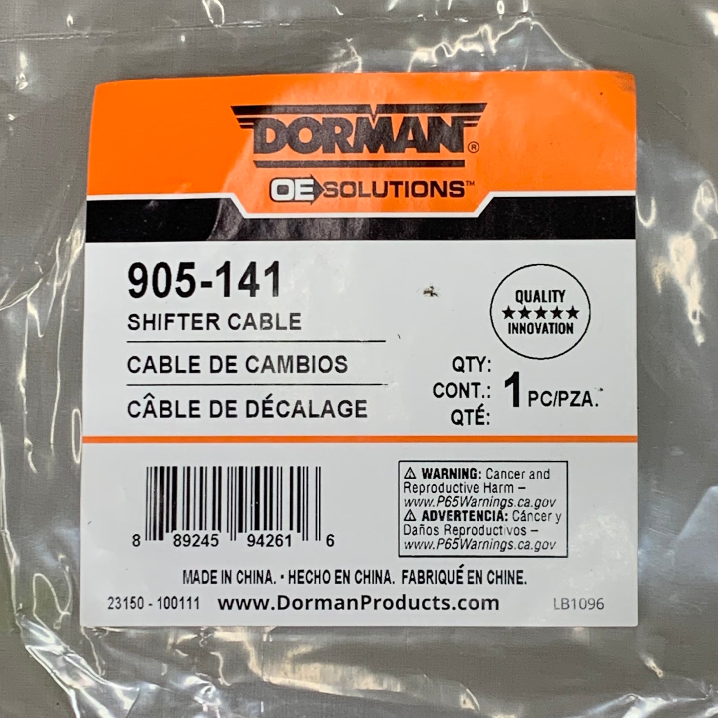 DORMAN Automatic Transmission Shifter Cables 905-141