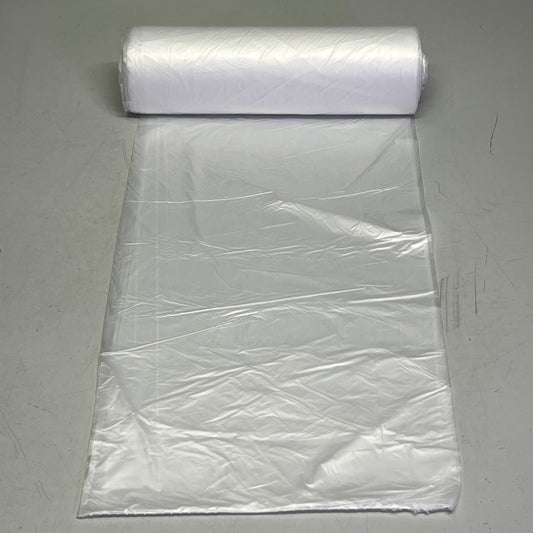 STAPLES CONTRACT & COMMERCIAL LLC (250 Bags) Can Liner Trash 40"W x 48"L White 011064521