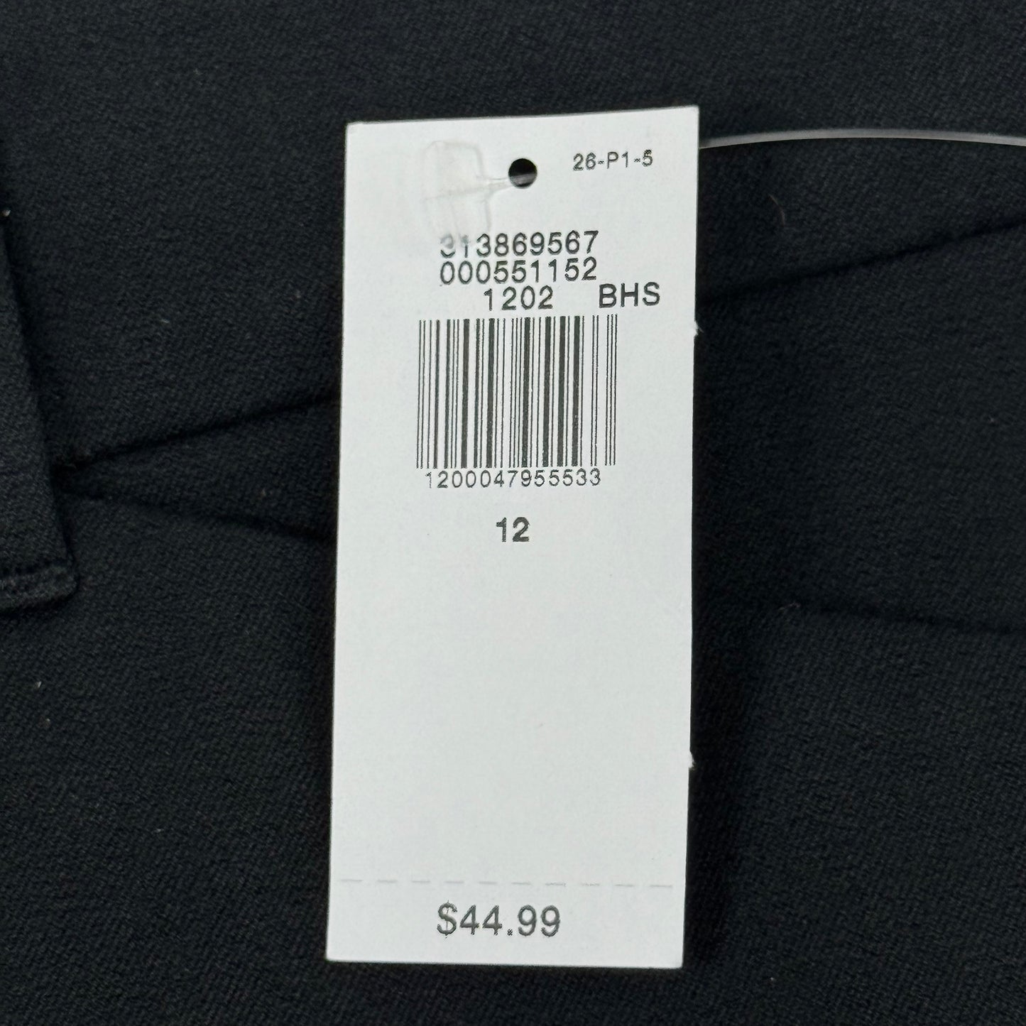 OLD NAVY High Waisted Pixie Skinny Ankle Pants Women's Sz 12 Black 3139011958