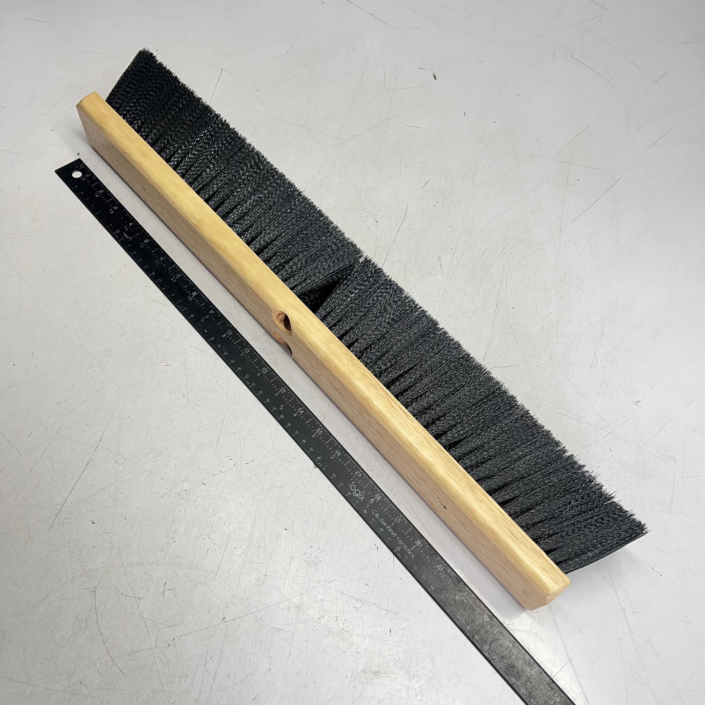 MALISH  Poly Medium Floor Sweep Head (handle Not Included) 24"x3" Black 12424