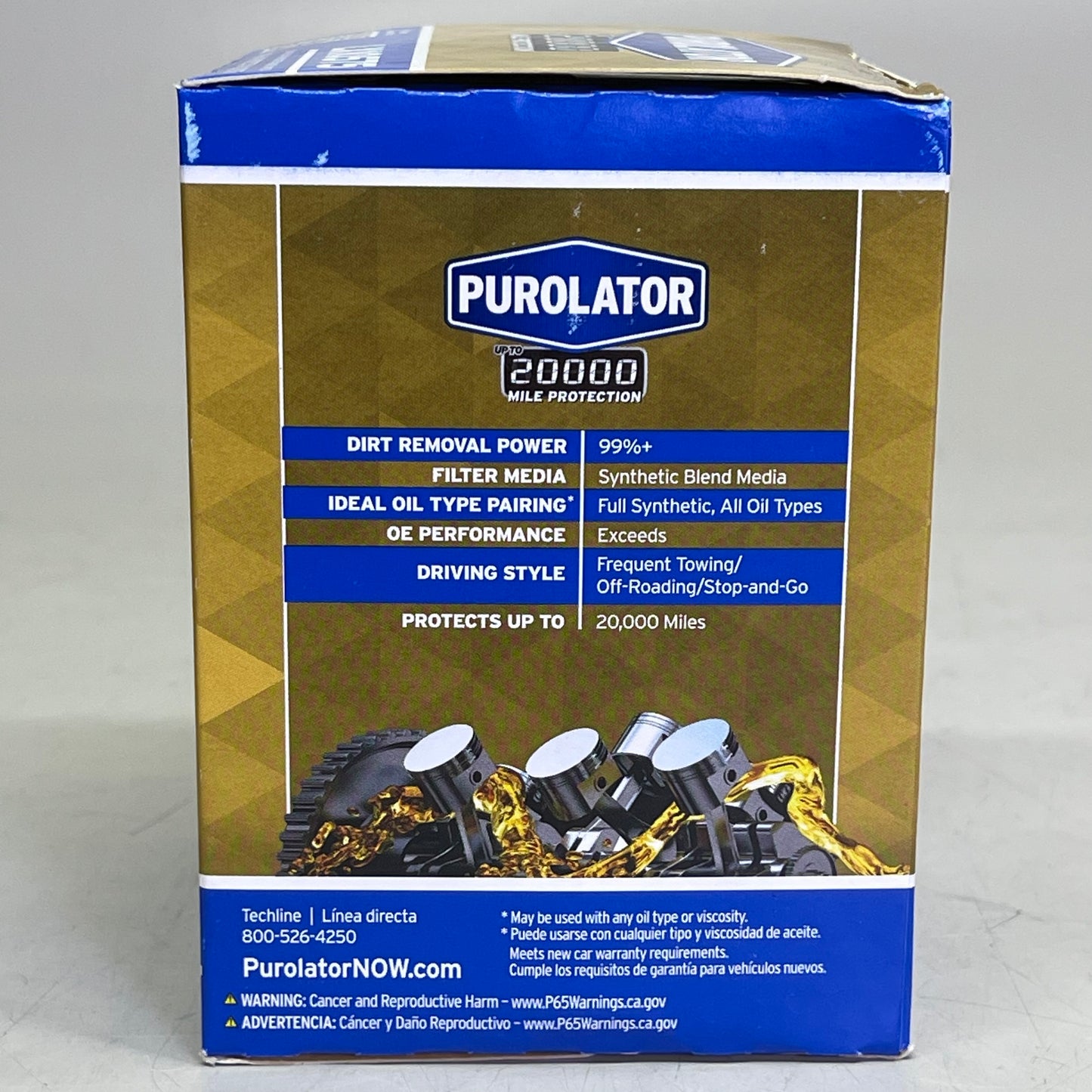 PUROLATOR (6 PACK) Maximum Protection Oil Filter 20000 Miles LX10575