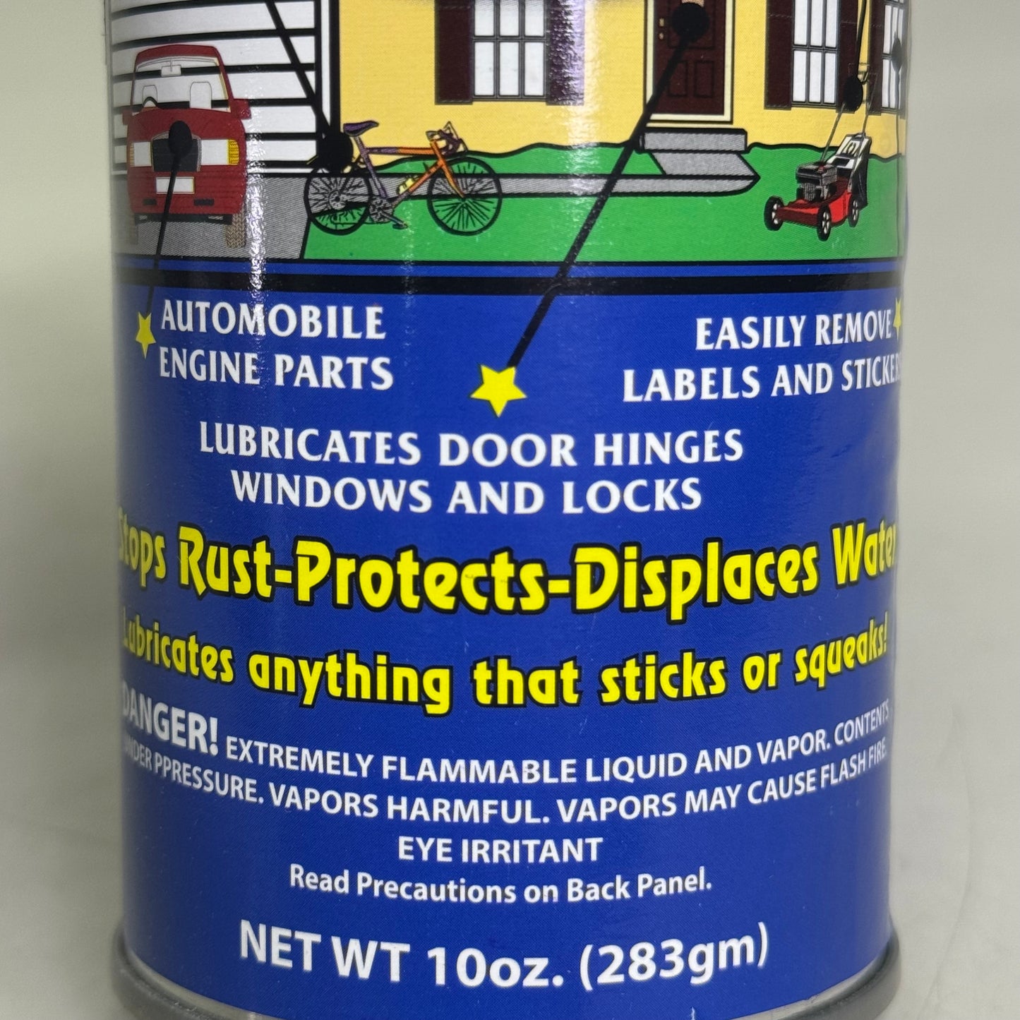 RUSTY DUCK (2 PACK) Lubricates Door, Hinges, Windows & Locks 10 oz