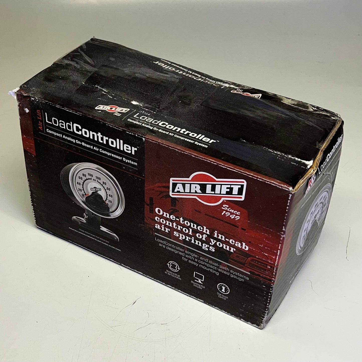 AIR LIFT Compact Easy Mount In Cab Heavy Duty Load Controller Single 25854