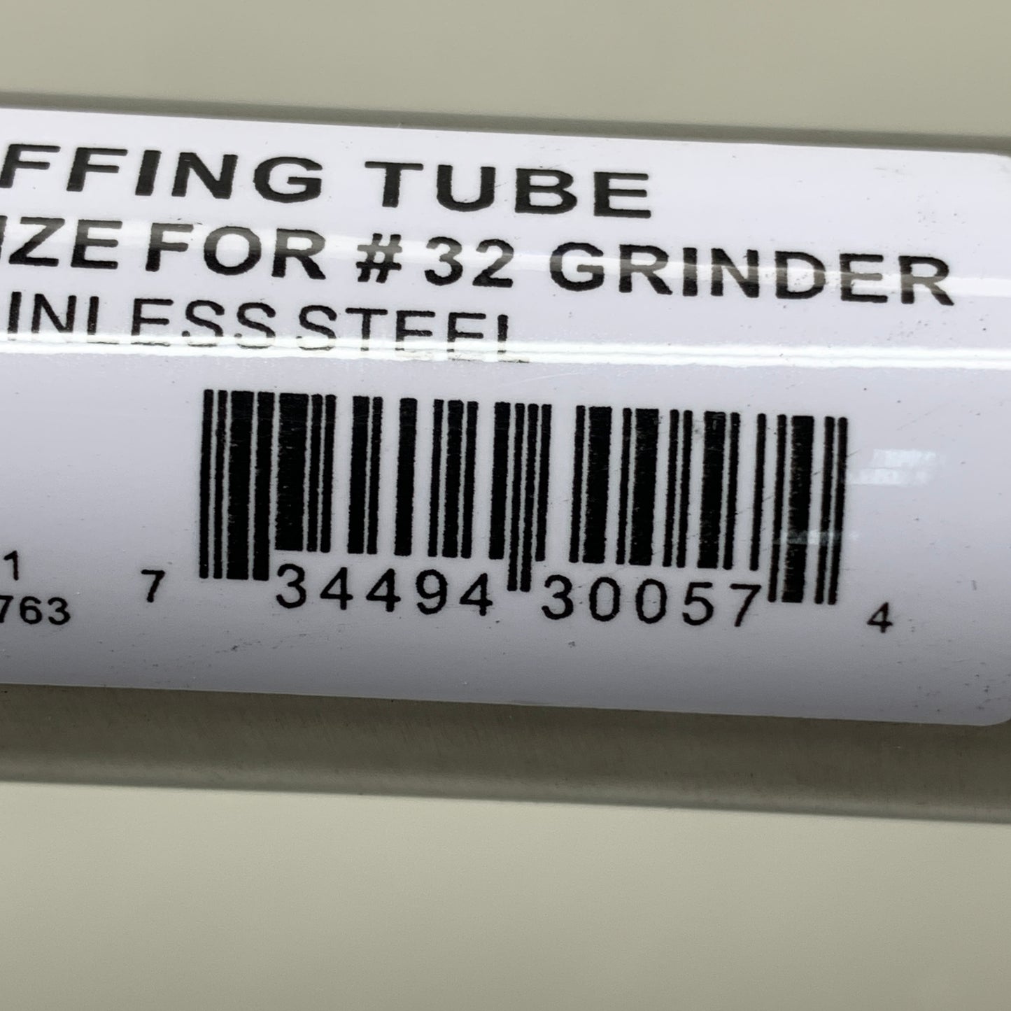 LEM Stuffing Tube 1-1/4" O.D Size for #32 Grinder Stainless Steel