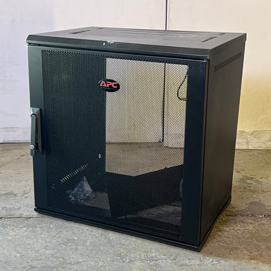 APC Net Shelter Wallmount Enclosure Cabinet Single Hinged Switch 12U  AR112SH4