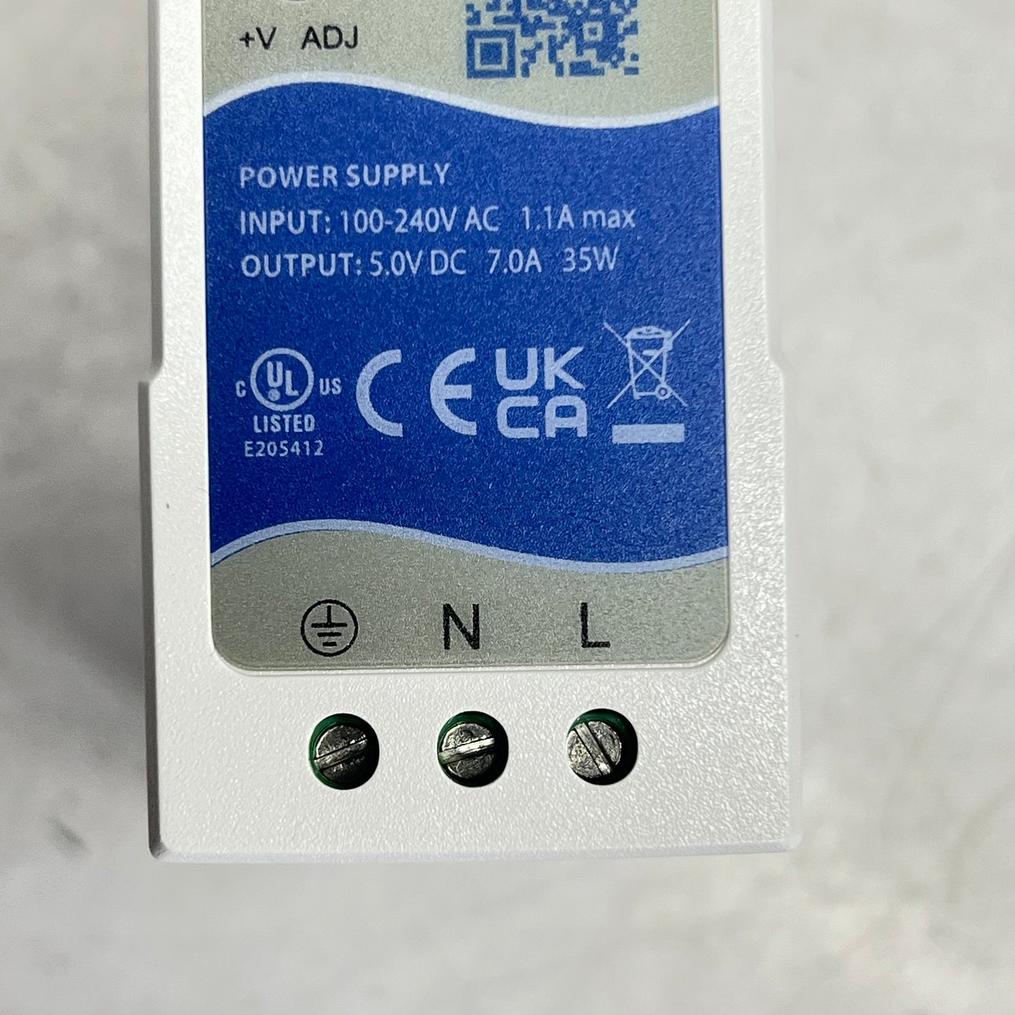 ALTECH CORP Power Supply Single Phase Din Rail Mount 5VDC 40W 0.6A PSC-4005