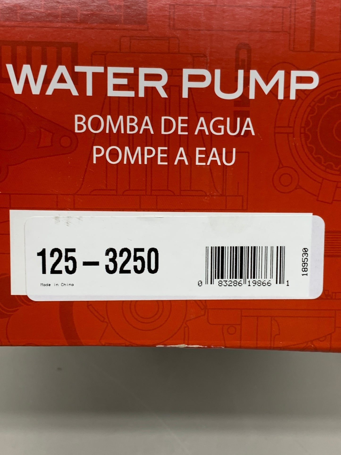 GMB Engine Water Pump for Lincoln/Ford Vehicles 189530 125-3250