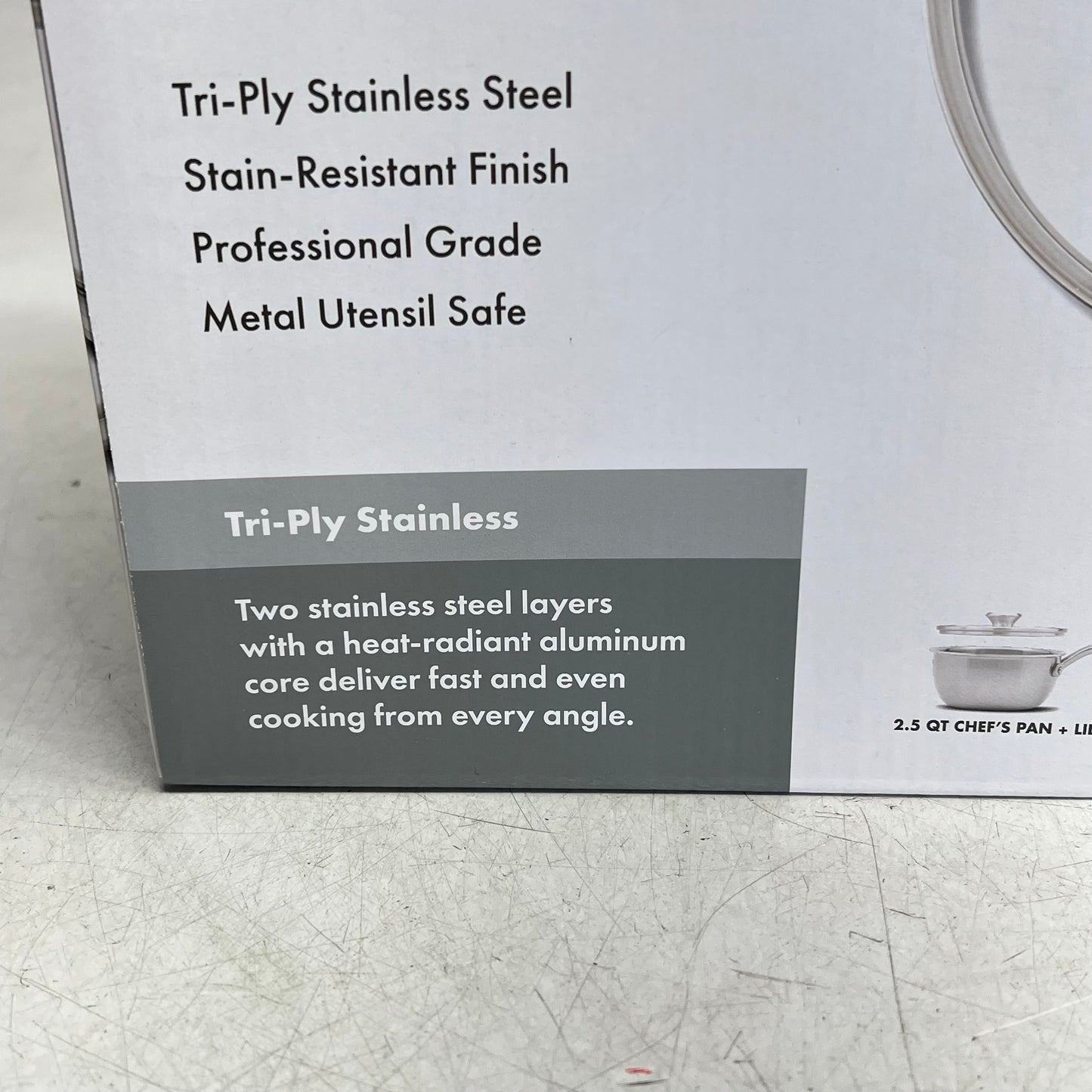 OXO Stainless Steel Mira Series Sauce Pans W/ Lid 1.7qt & 3.3qt CC005891-001