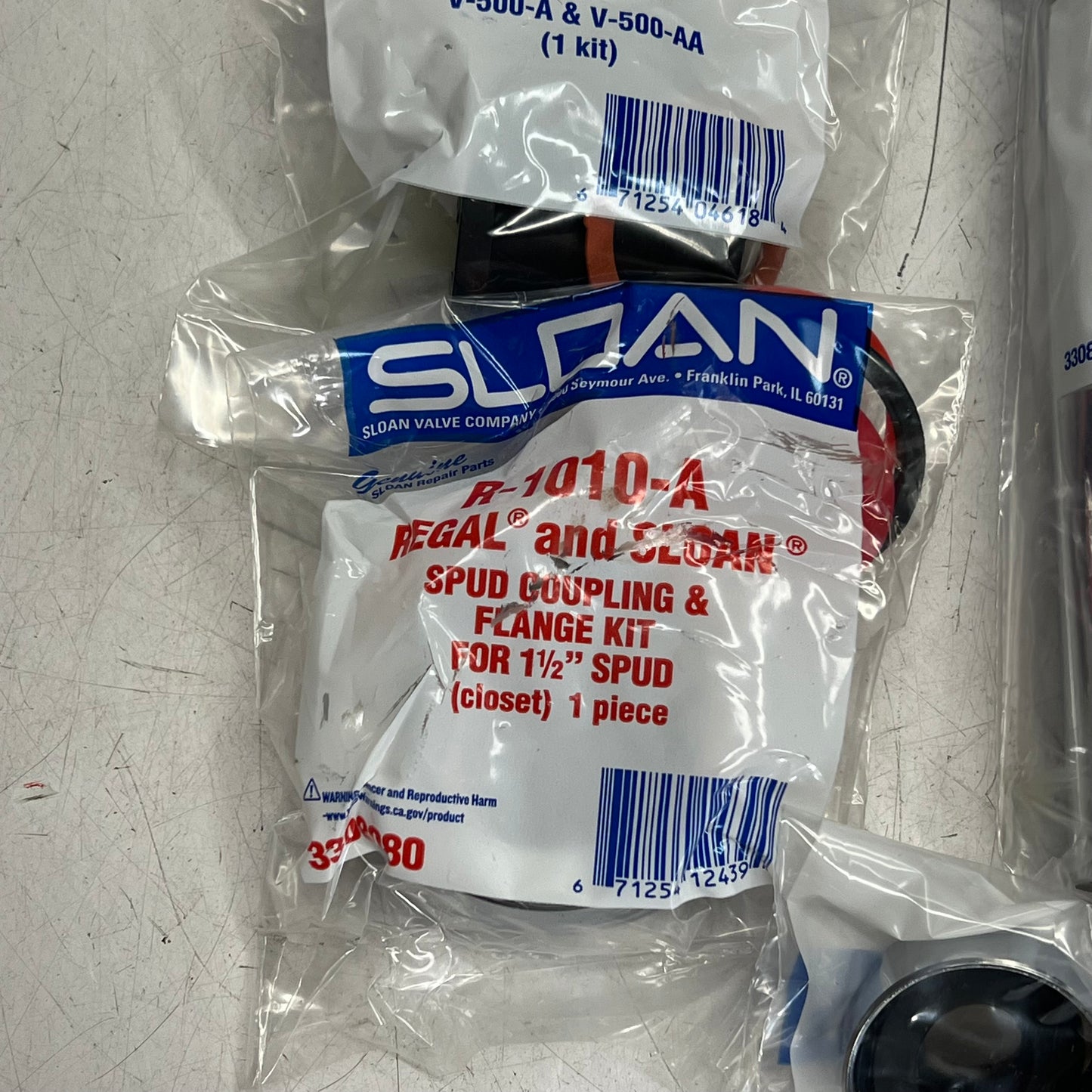 ZA@ SLOAN Exposed Manual Water Closet Flushometer 1.28 GPF Chrome Plate 111-1.28 ( As-Is) May Get One w/ More Dirt