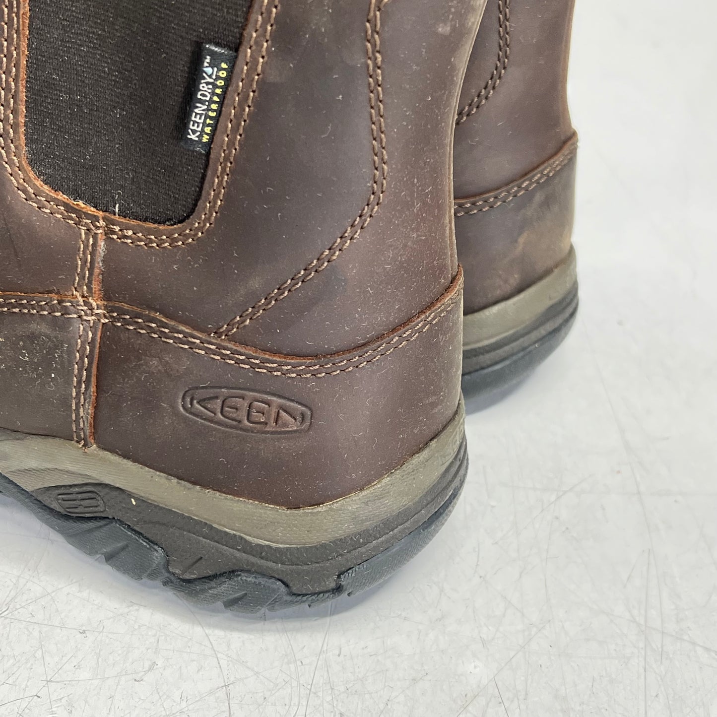 KEEN Anchorage III Waterproof Boots Men's Sz 10 Dark Earth/Mulch 1017790