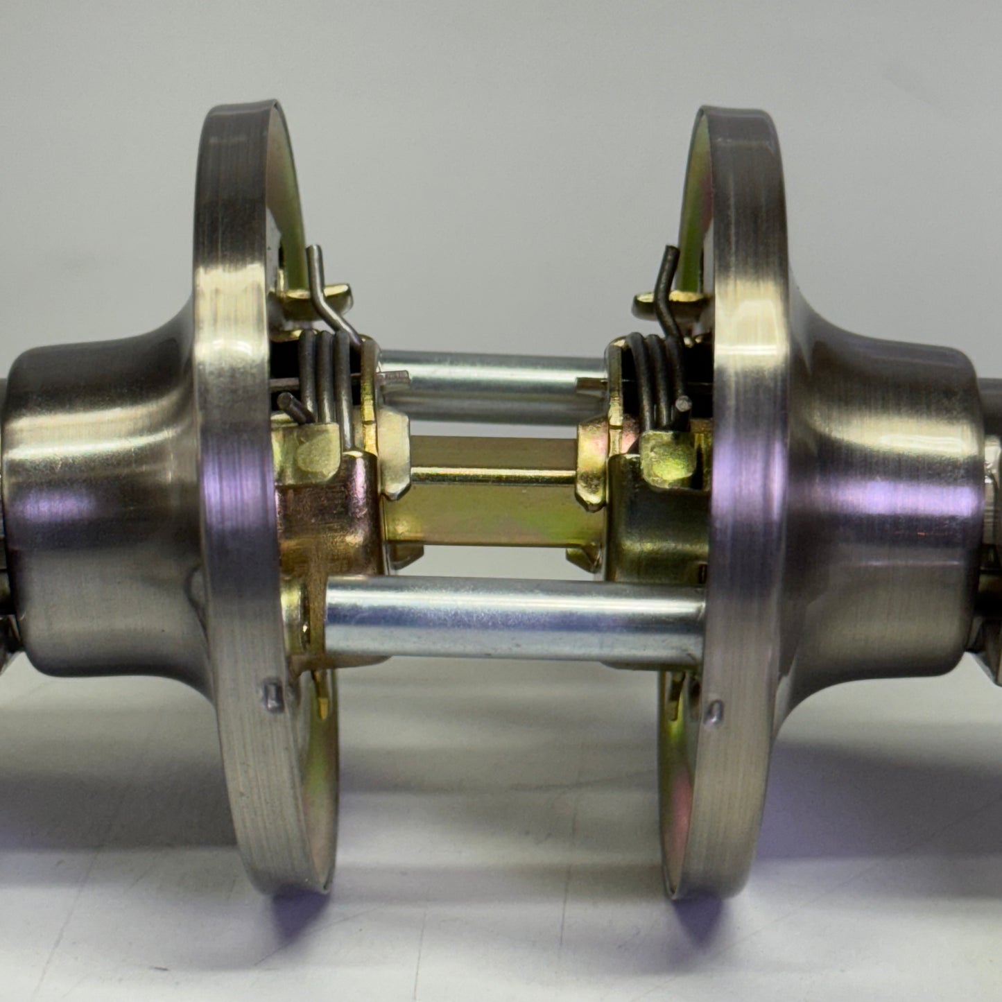 SCHLAGE Door Handle 1 3/8" ta 2" Door Range 2 3/8" & 2 3/4" Backset Grey